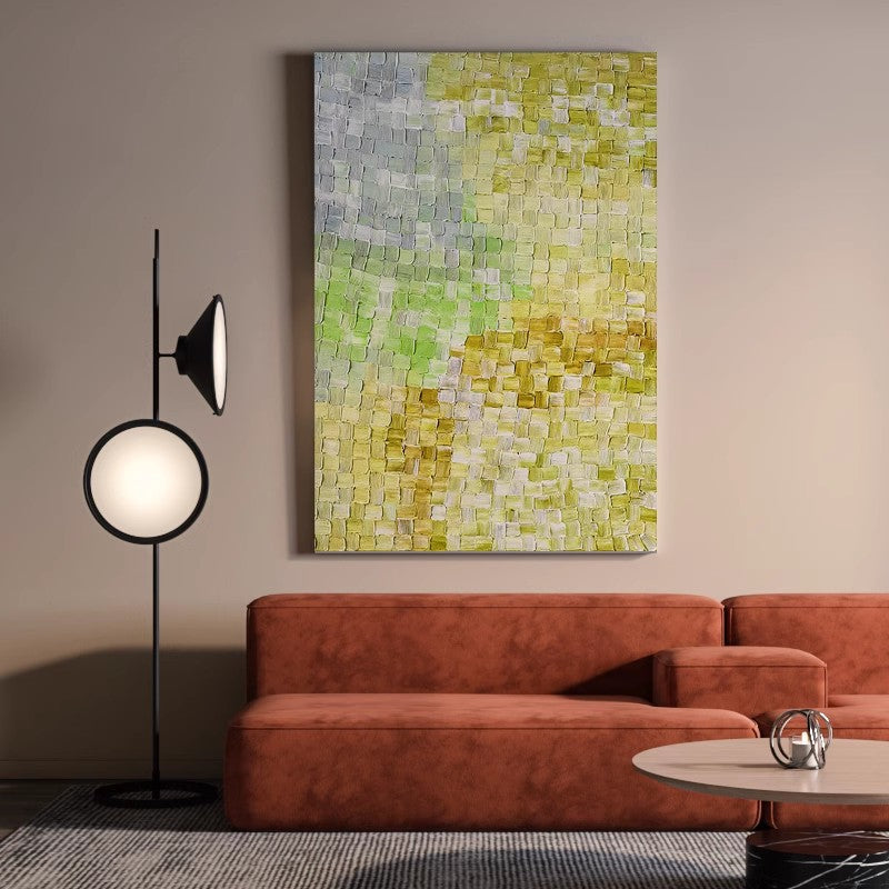 Golden Hour Abstract Textured Art