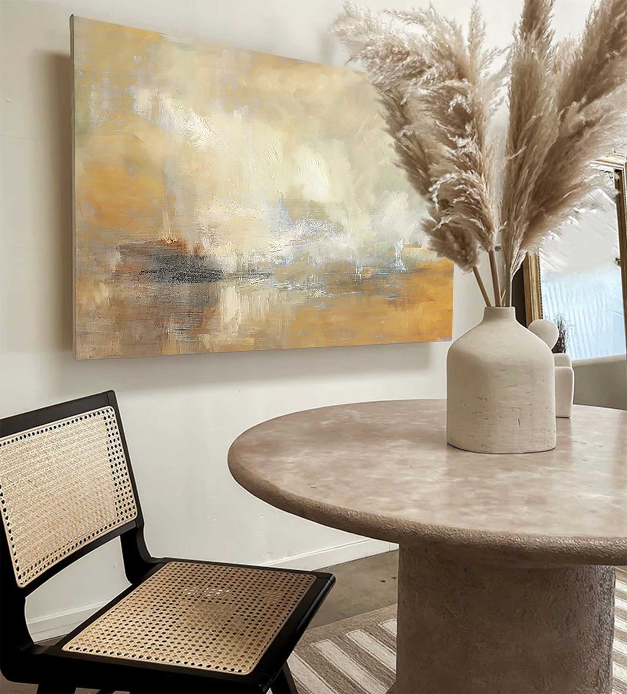 Ethereal Misty Landscape Art