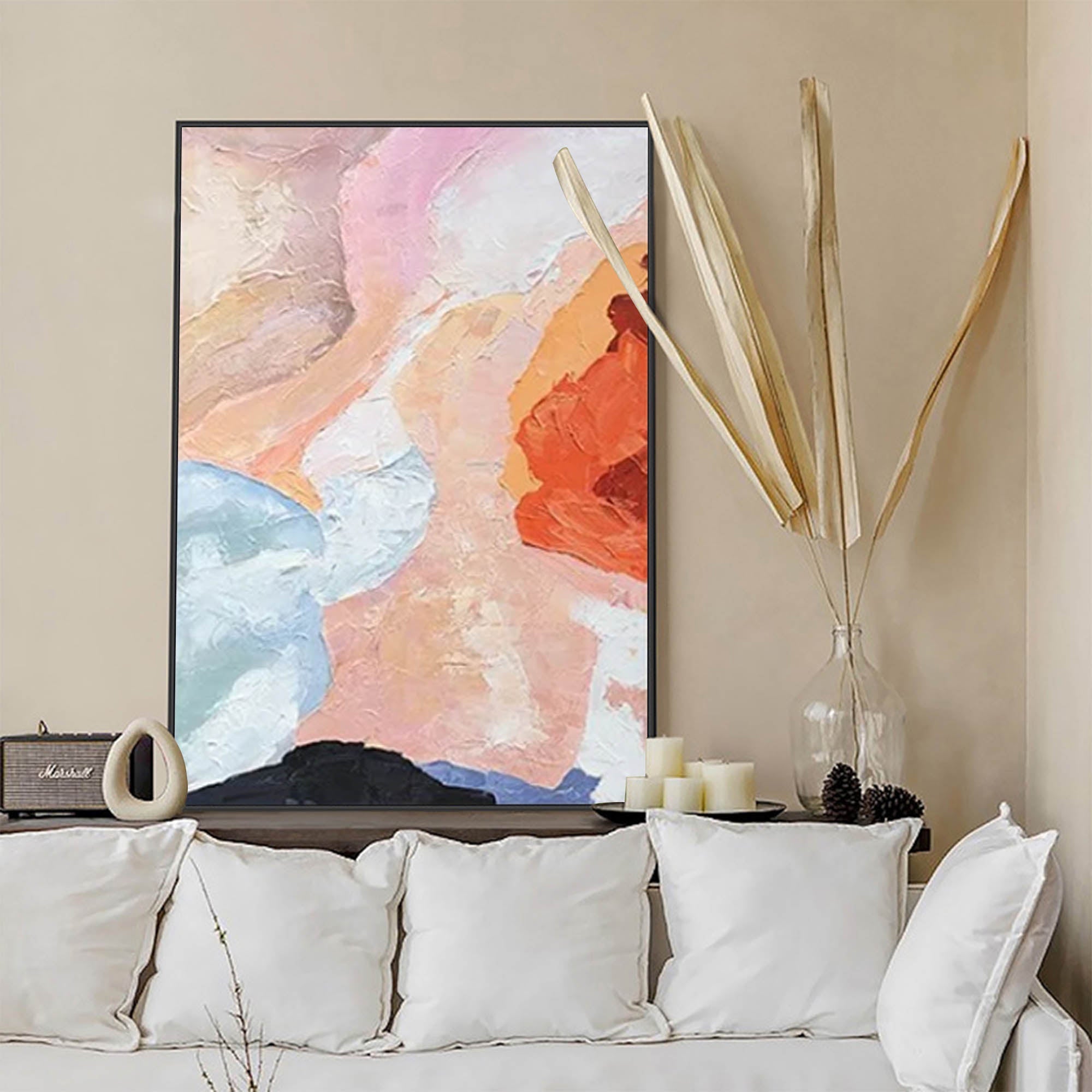 Fluid Expression: Pastel Abstract Waves
