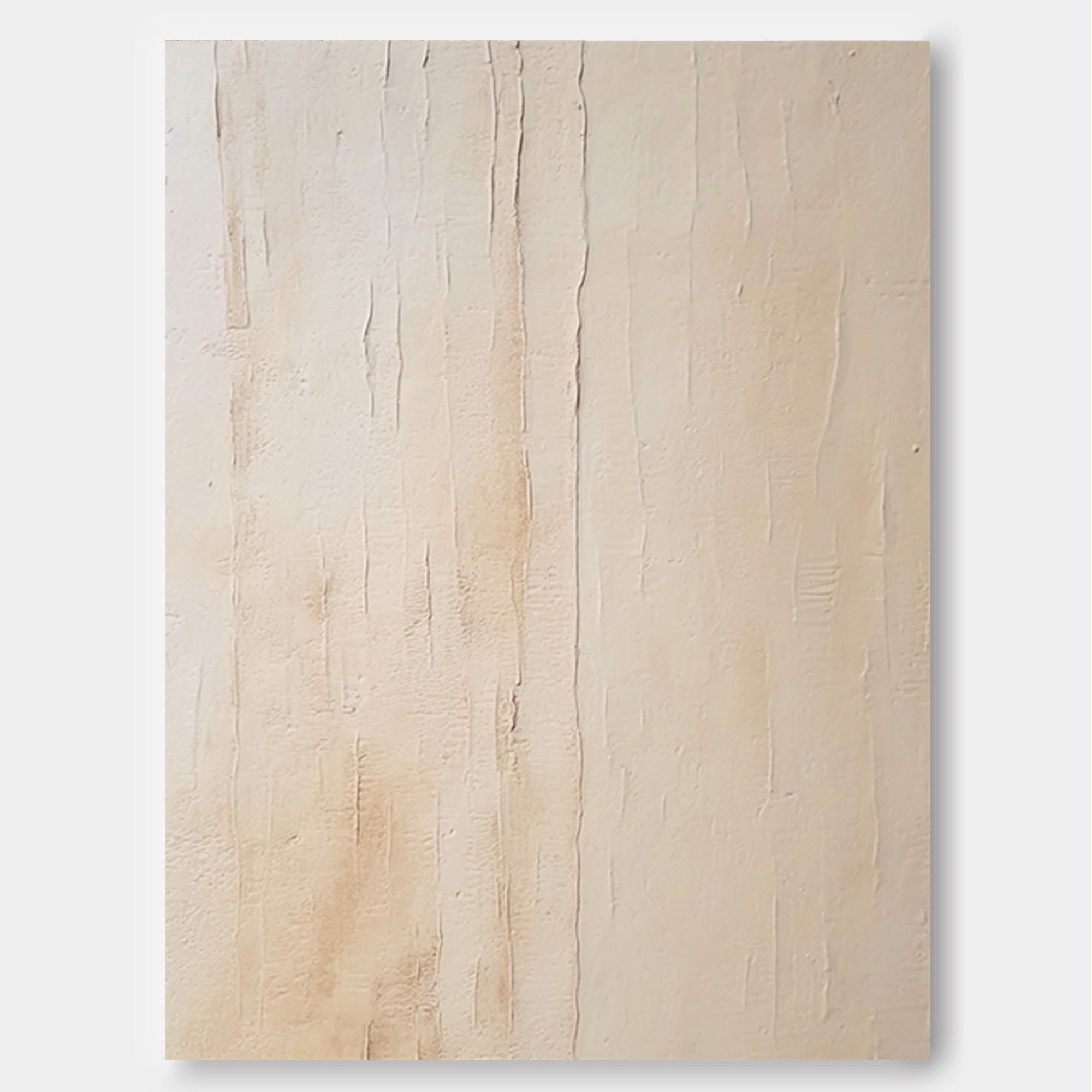 Textured Minimalist Beige Canvas