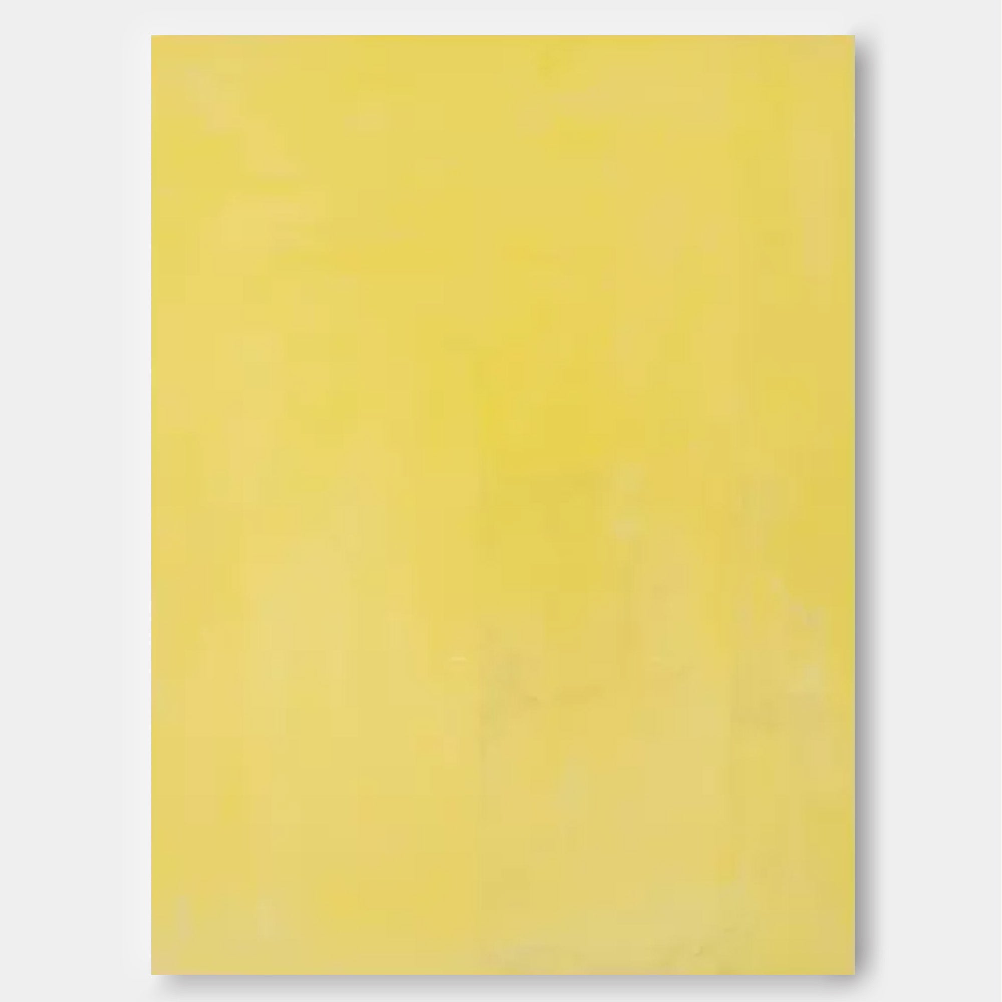 Minimalist Yellow Canvas Art