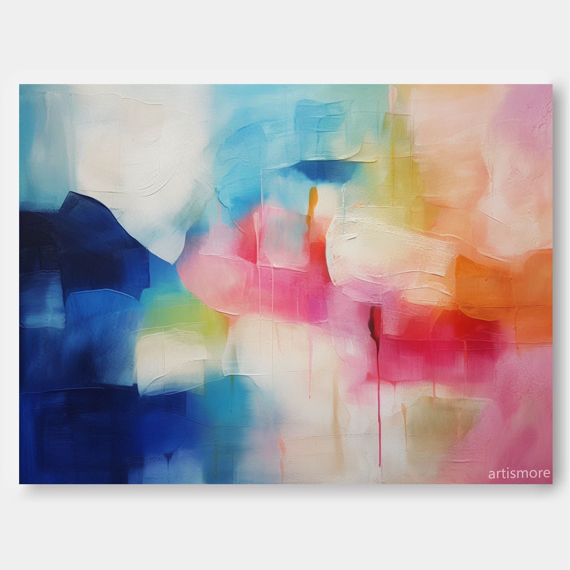 Vibrant Color Blend Abstract Art