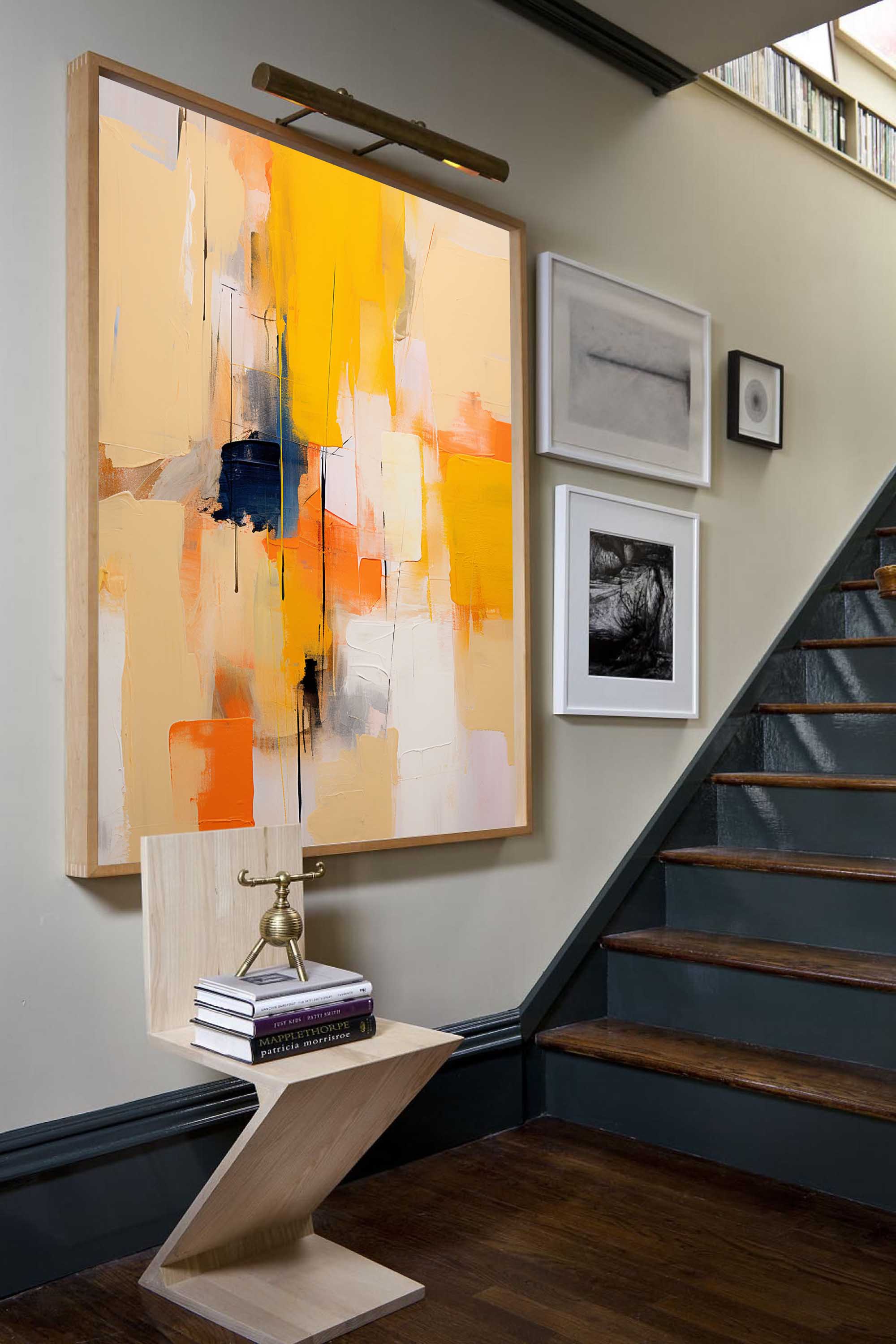 Radiant Hues in Abstract Layers