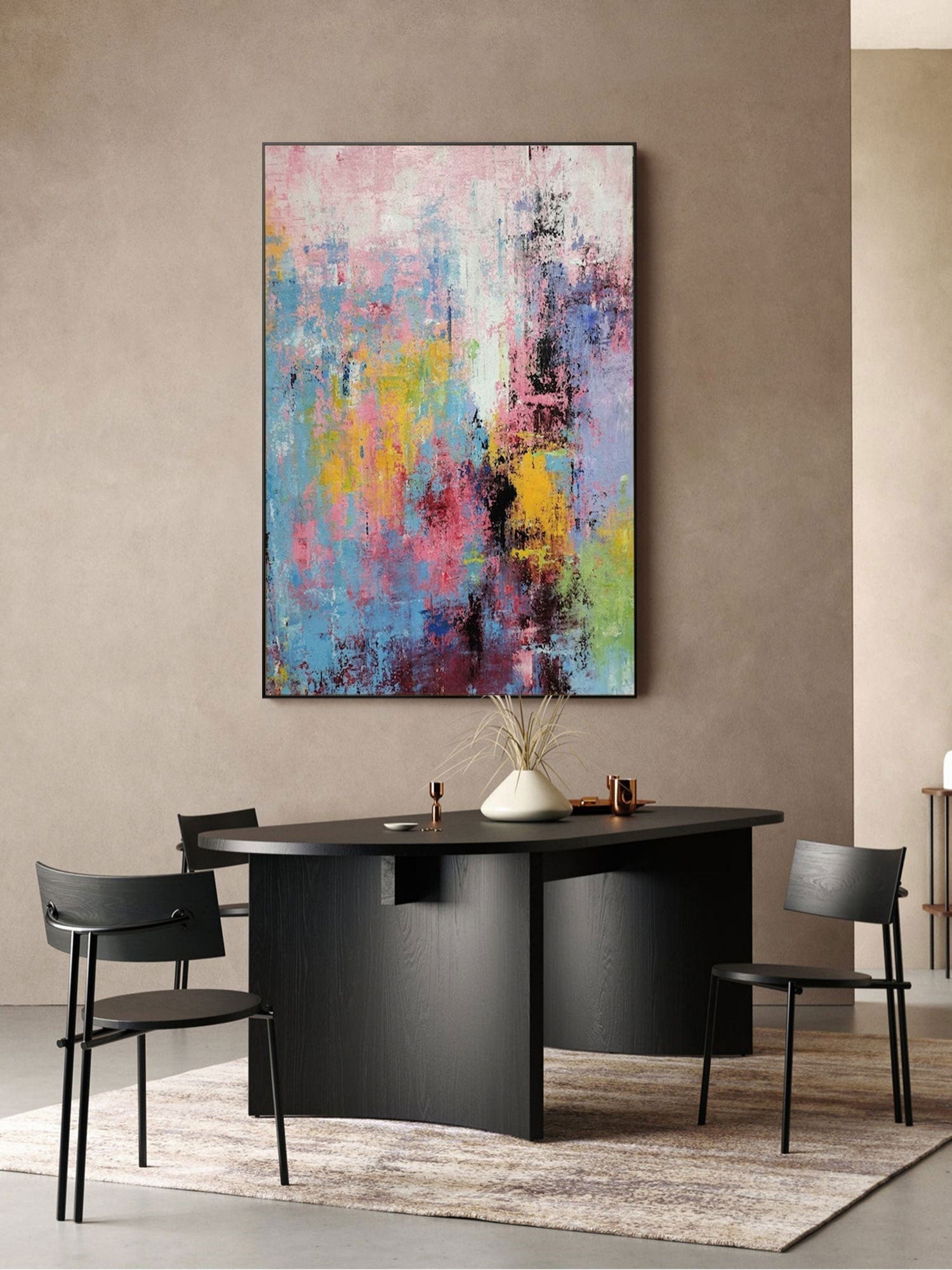 Soft Pastel Abstract Wall Art