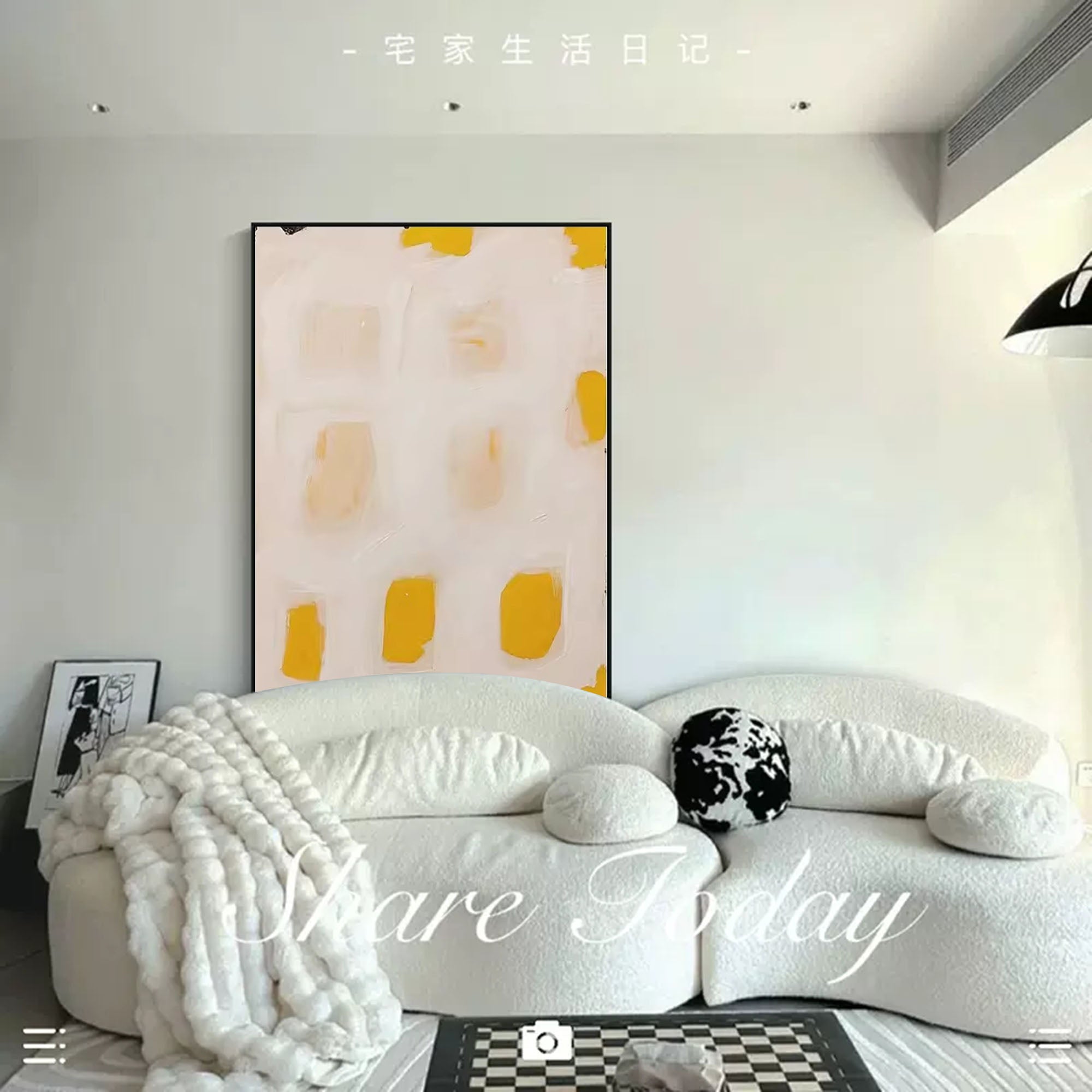 Abstract Geometric Canvas Art