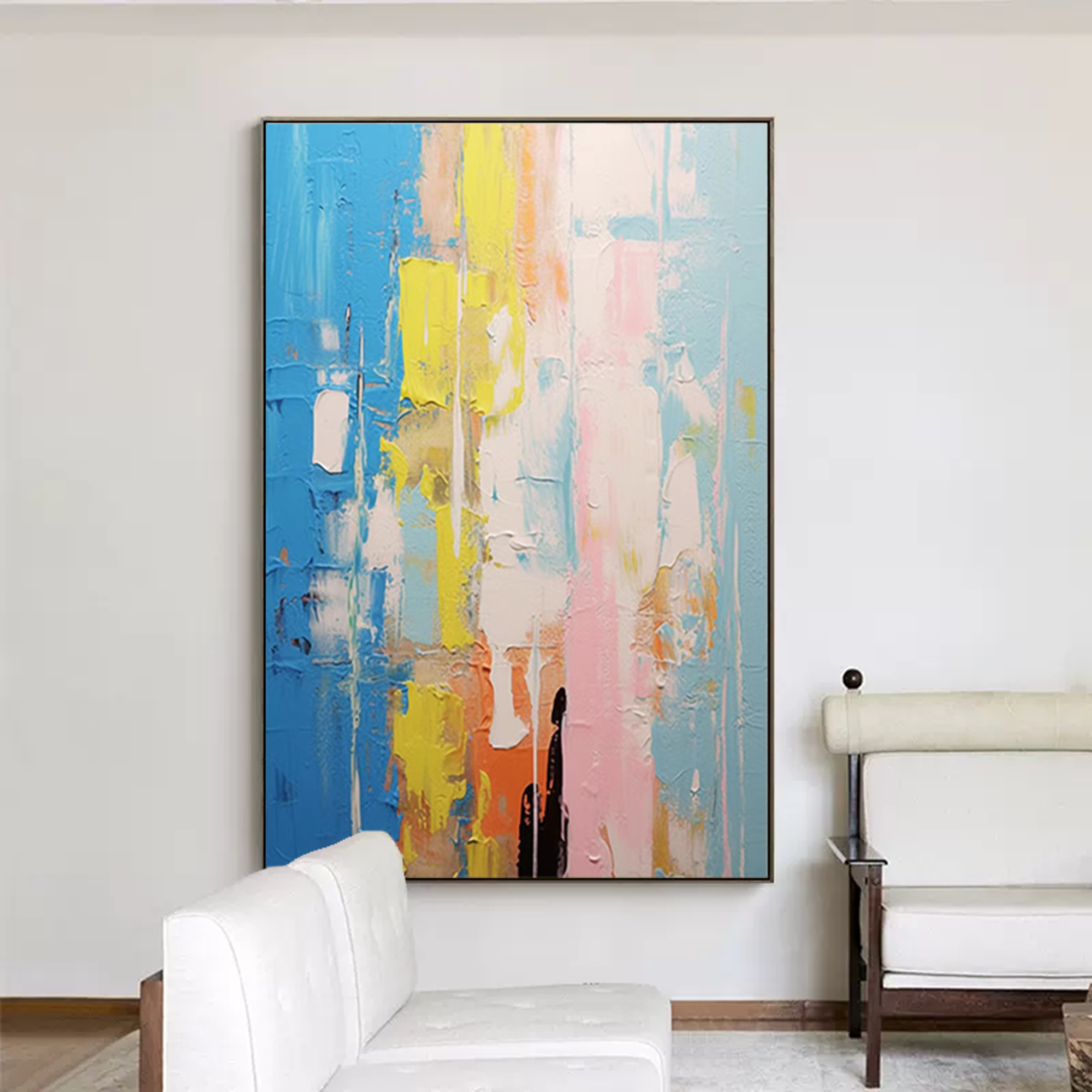 Bold Harmony: Abstract Color Layers