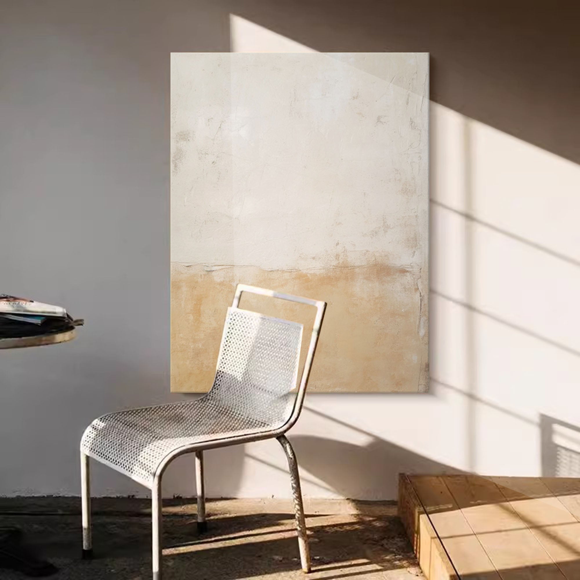 Minimalist Textured Abstract Art