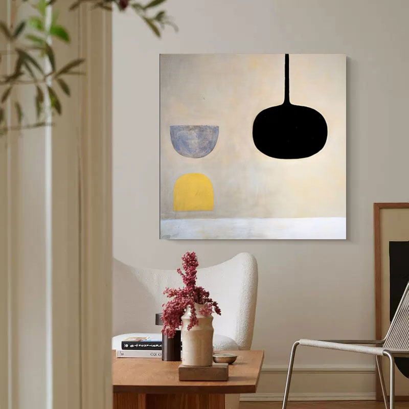 Modern Minimalist Abstract Oil Painting