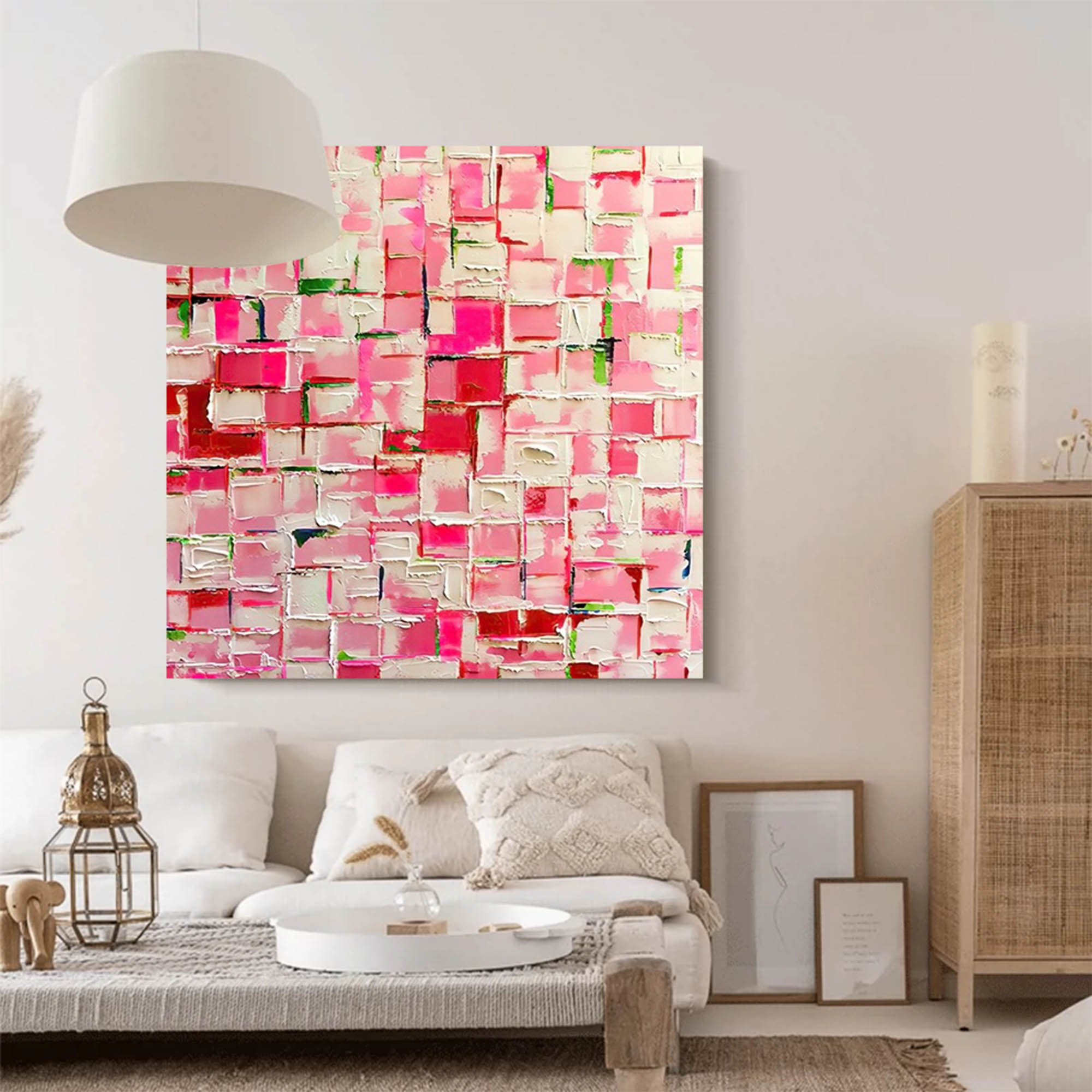 Spring Mosaic in Pink