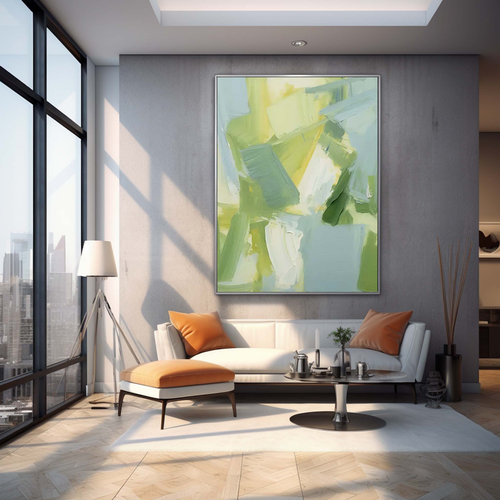 Abstract Canvas Art #AB301