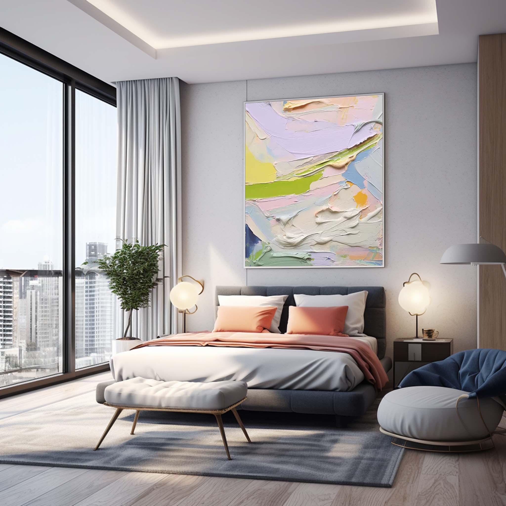 Abstract Canvas Art #AB307