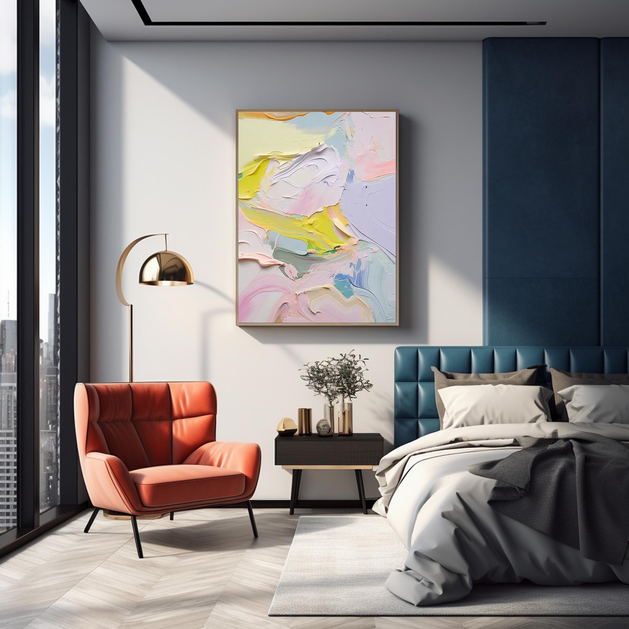 Abstract Canvas Art #AB309