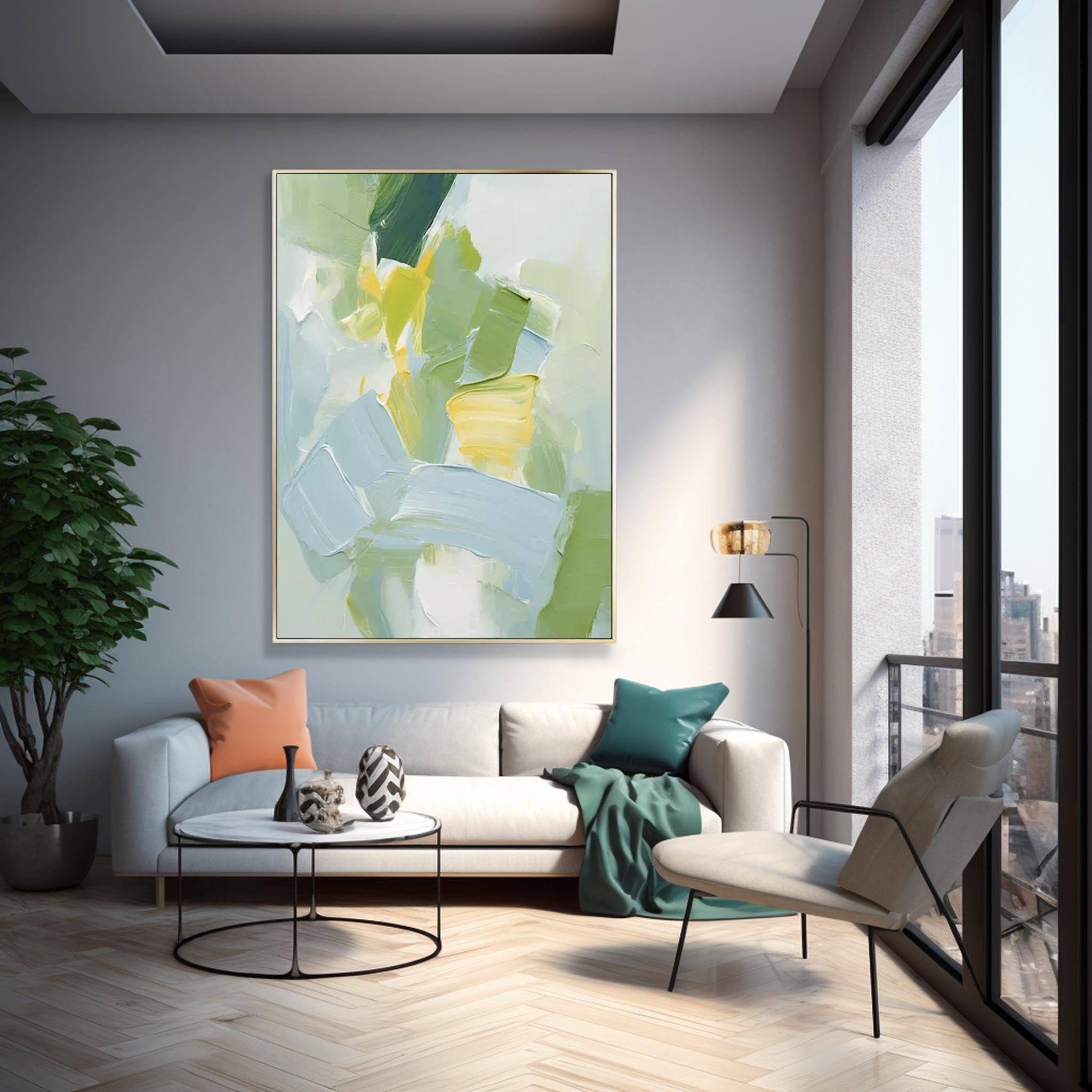 Abstract Canvas Art #AB303