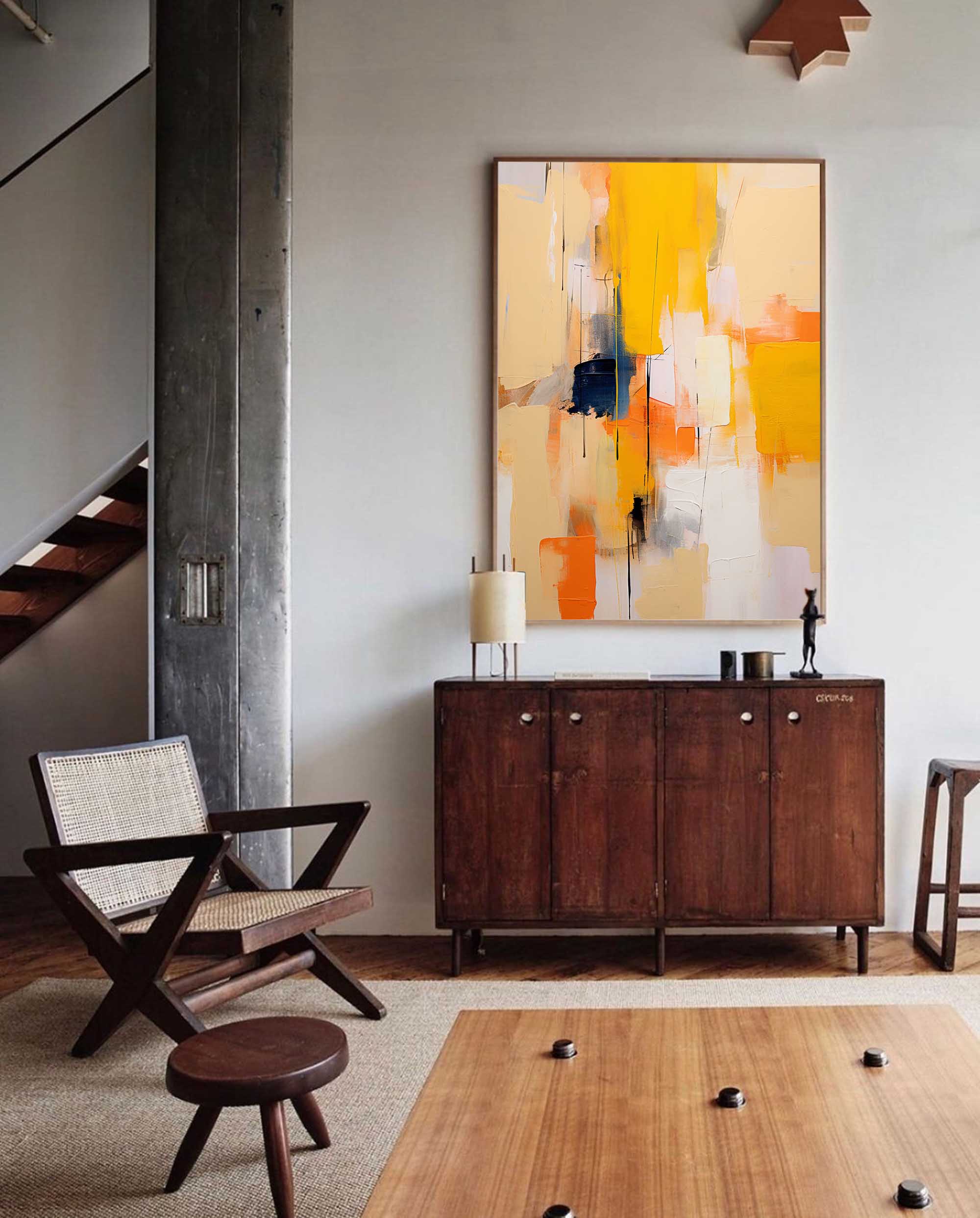 Radiant Hues in Abstract Layers