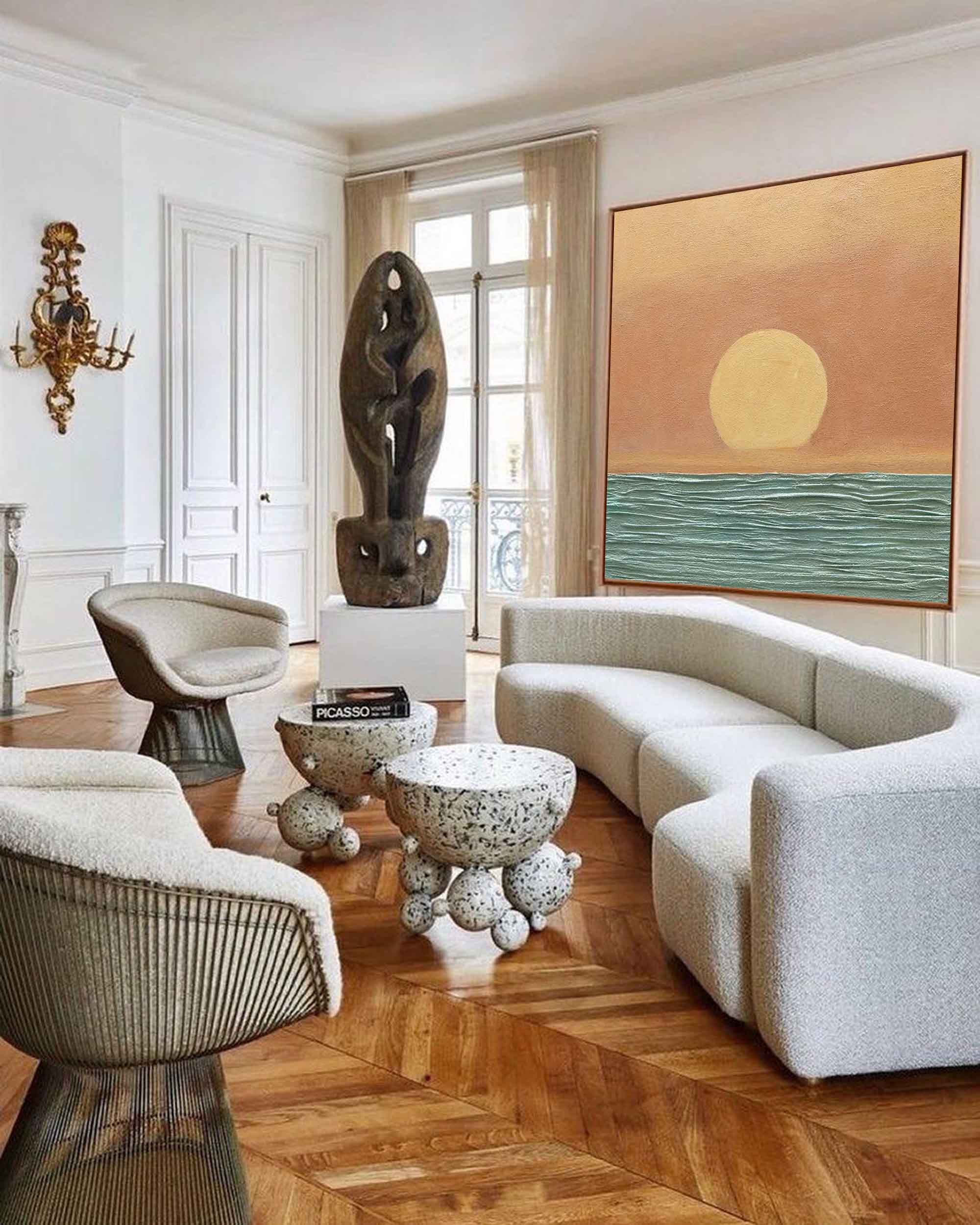 Serene Sunset Over Calm Waters