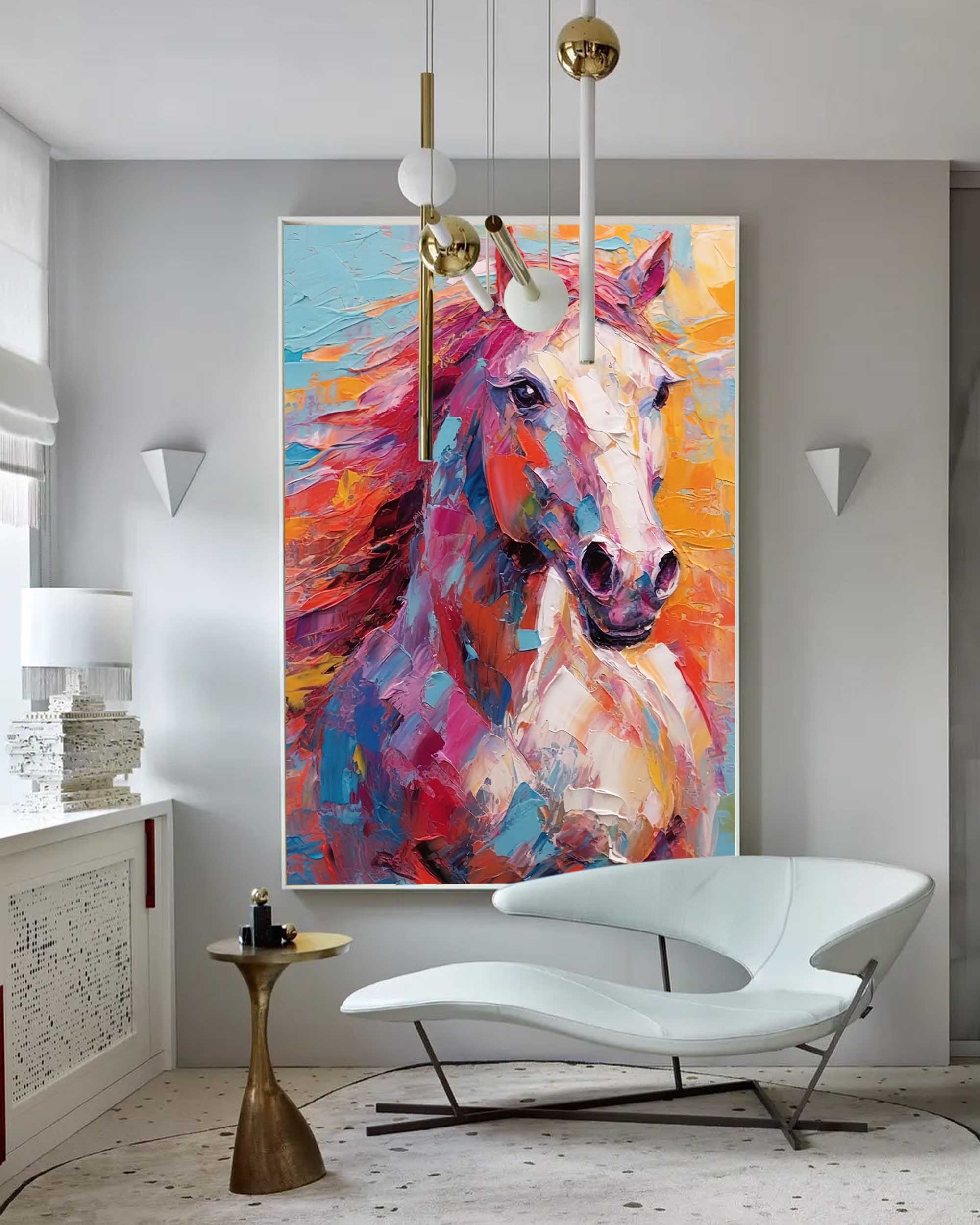 Radiant Horse in Vibrant Colors