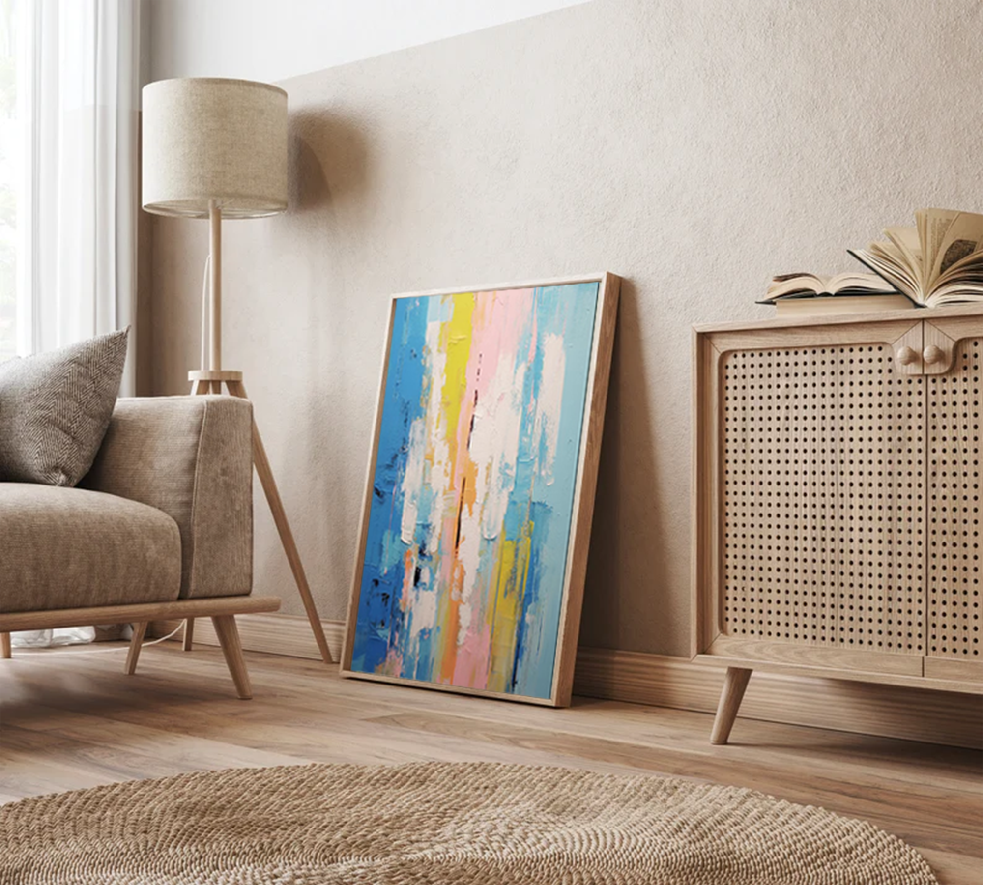 Flowing Hues: Abstract Color Harmony