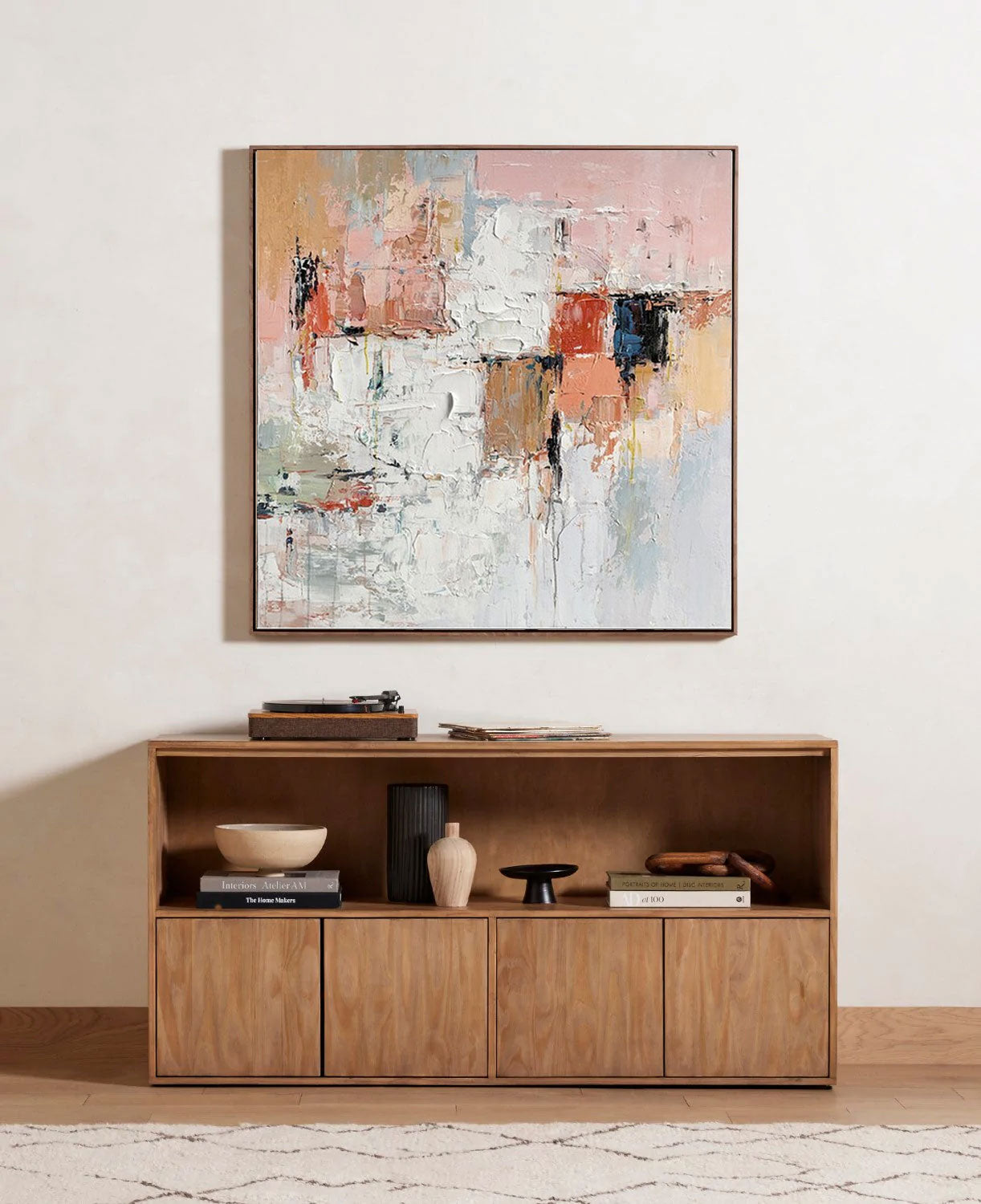 Textured Abstract Oil Painting