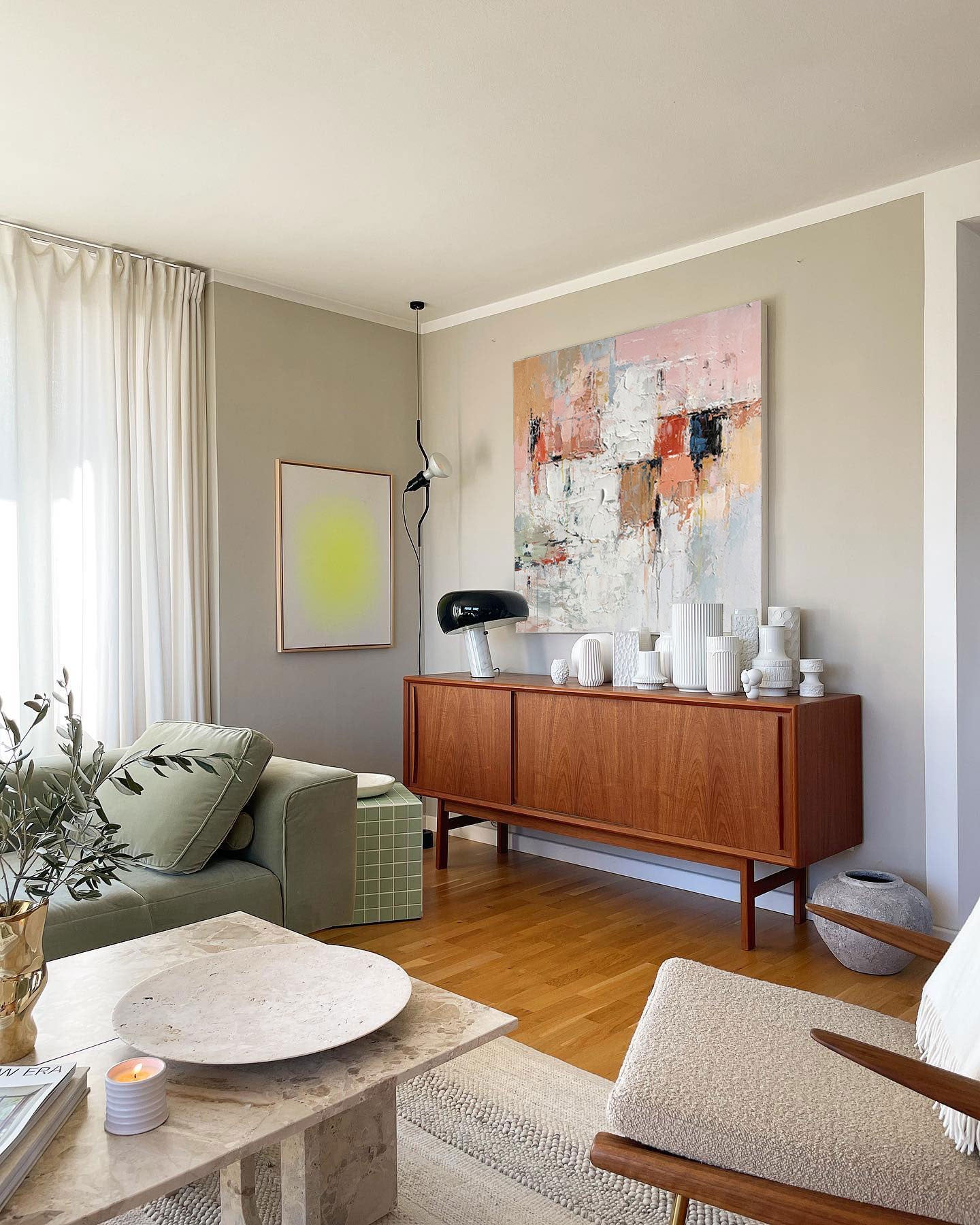 Textured Abstract Oil Painting