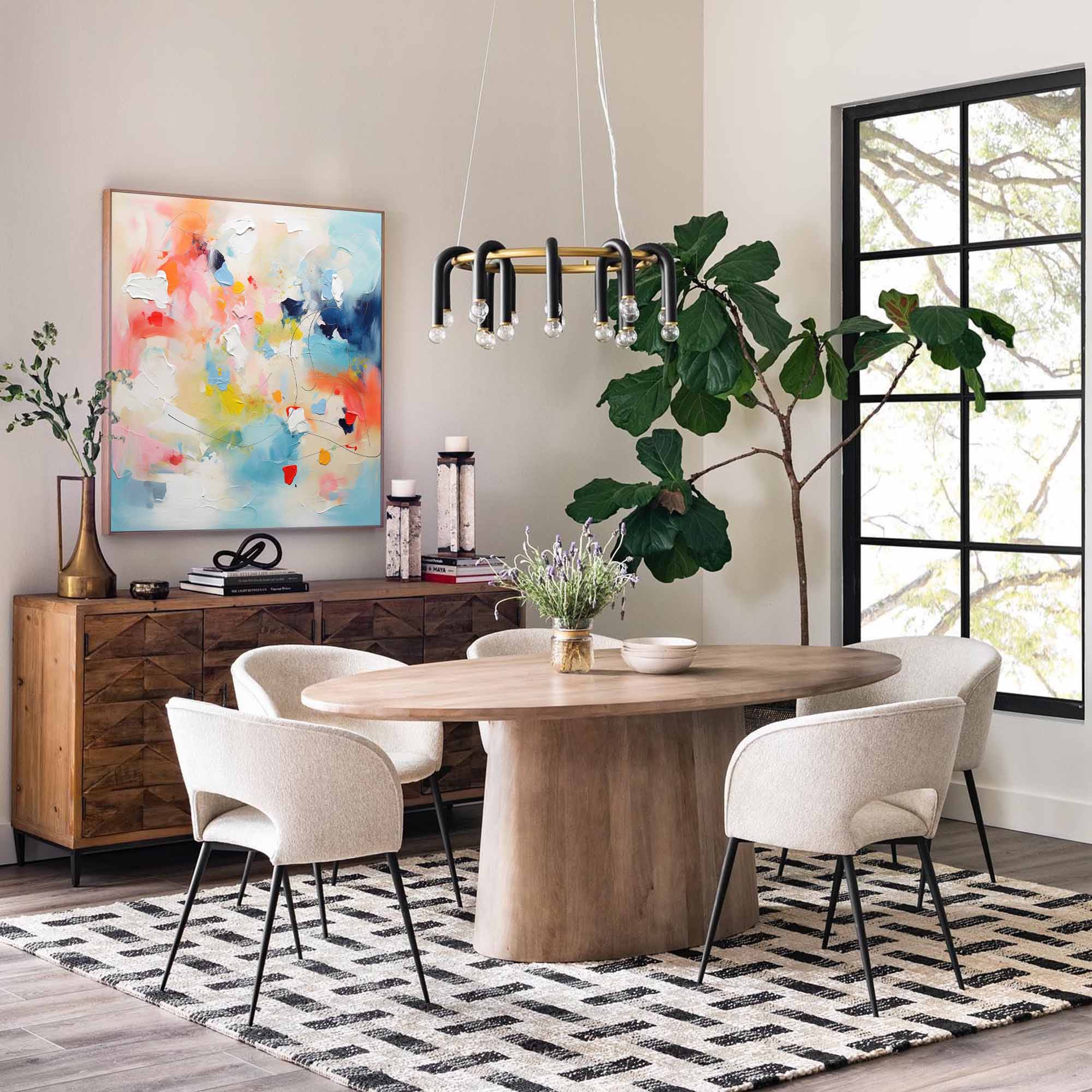 Vibrant Abstract Color Motion Art