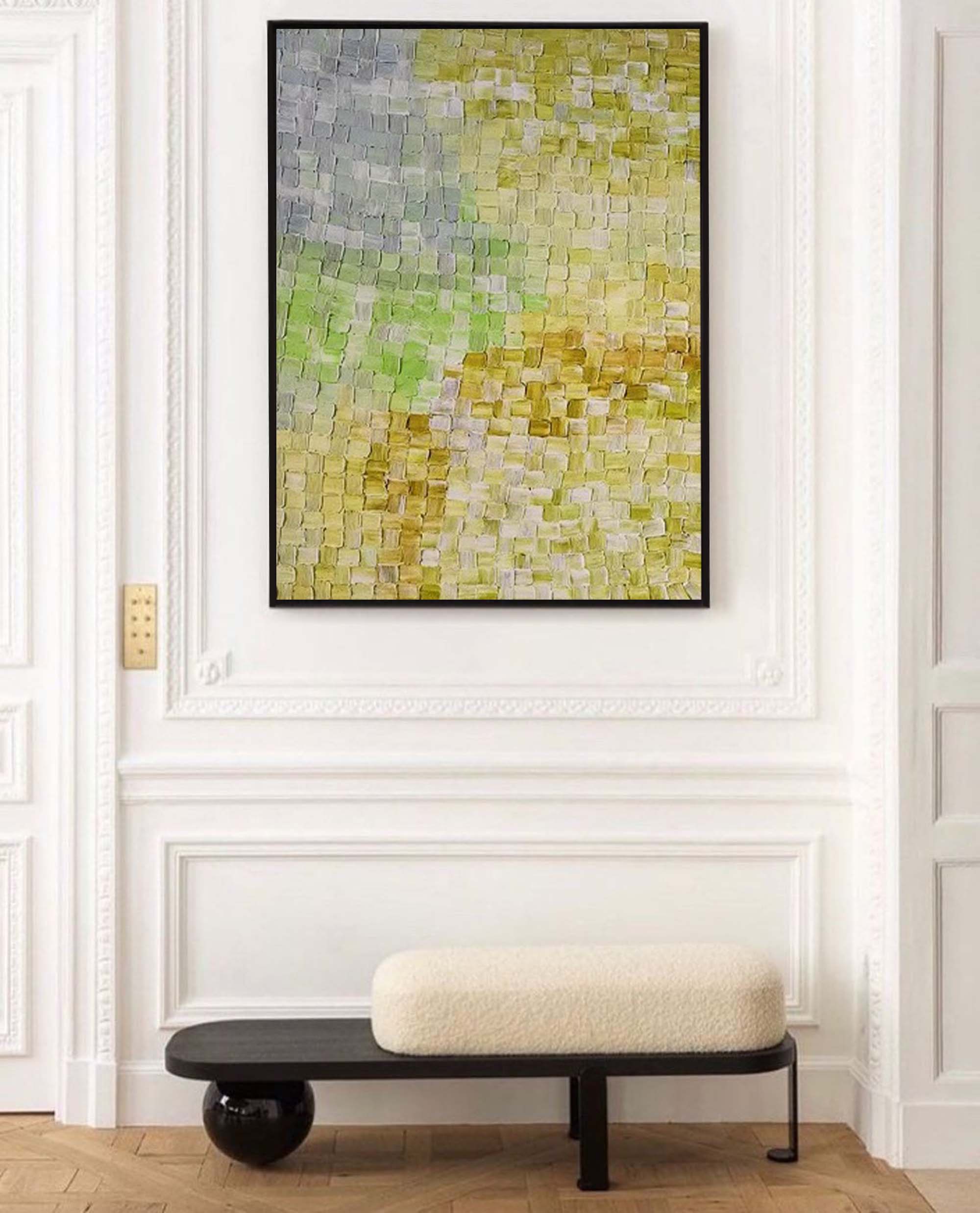 Golden Hour Abstract Textured Art