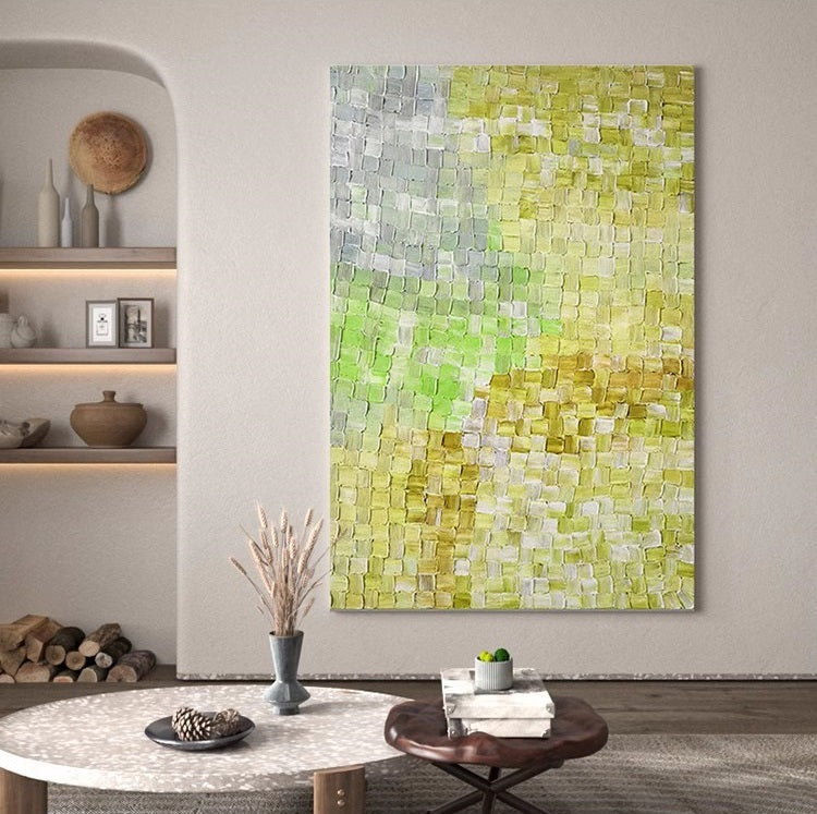 Golden Hour Abstract Textured Art