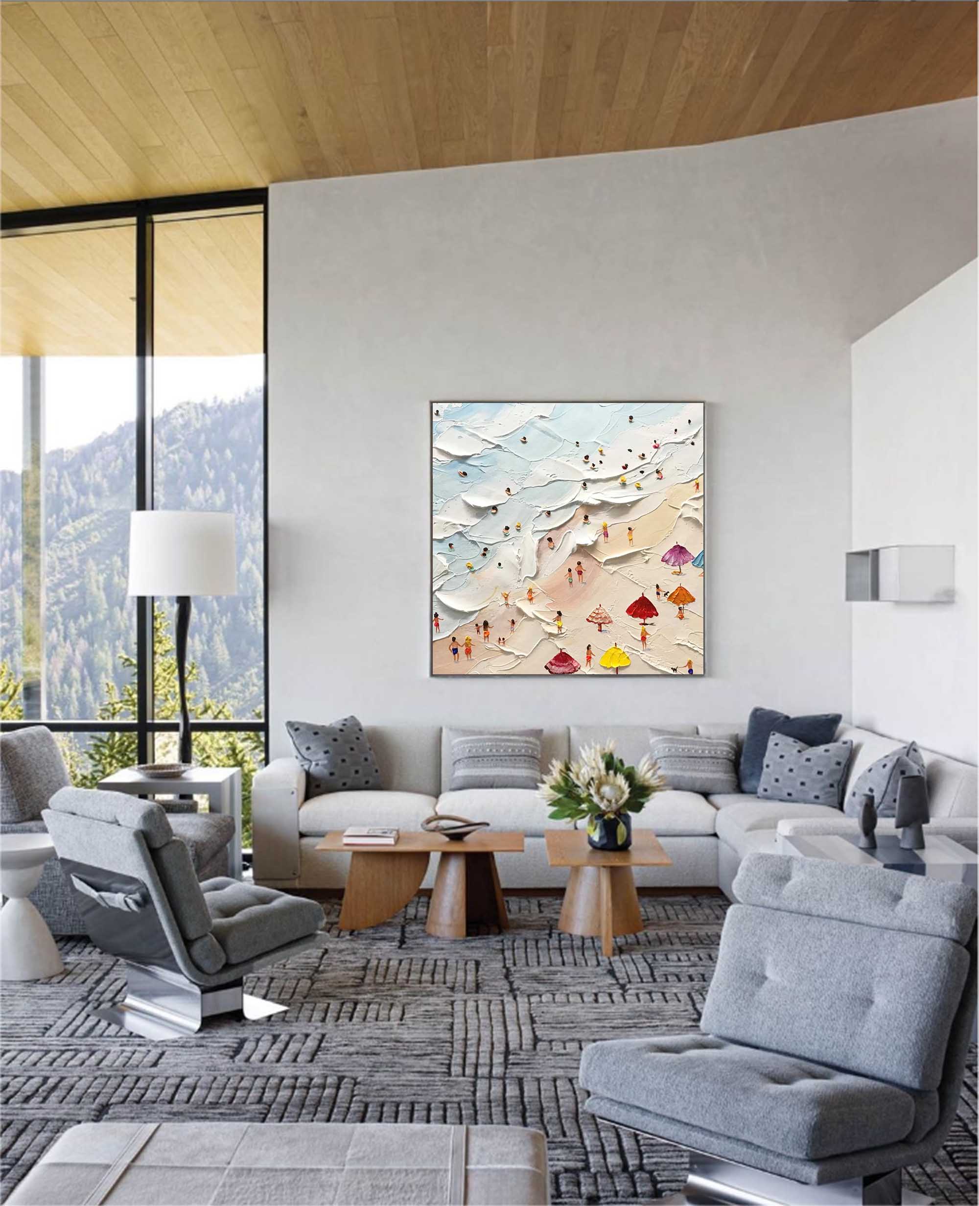 Summer Beach Vibes: Textured Coastal Life