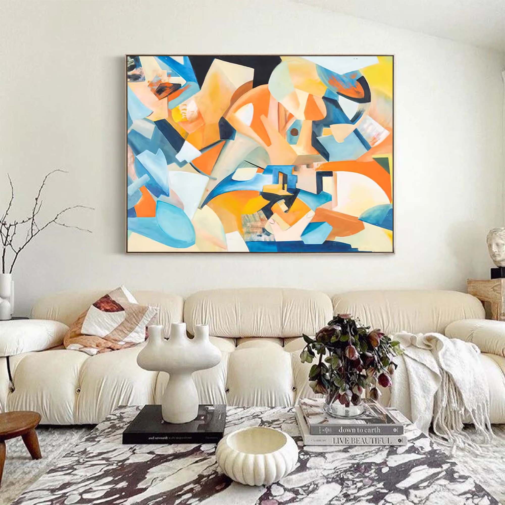 Geometric Abstract Colorful Art