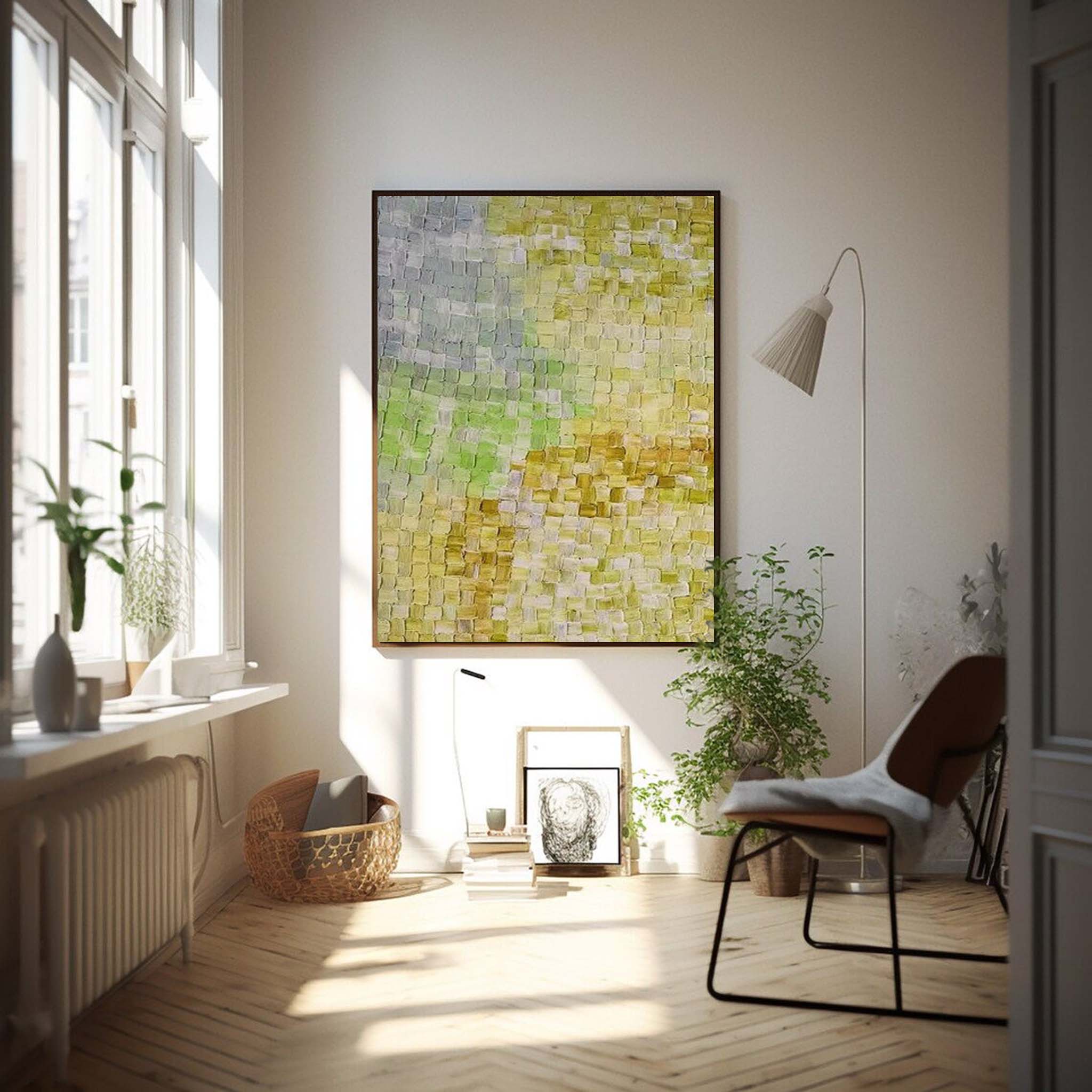 Golden Hour Abstract Textured Art