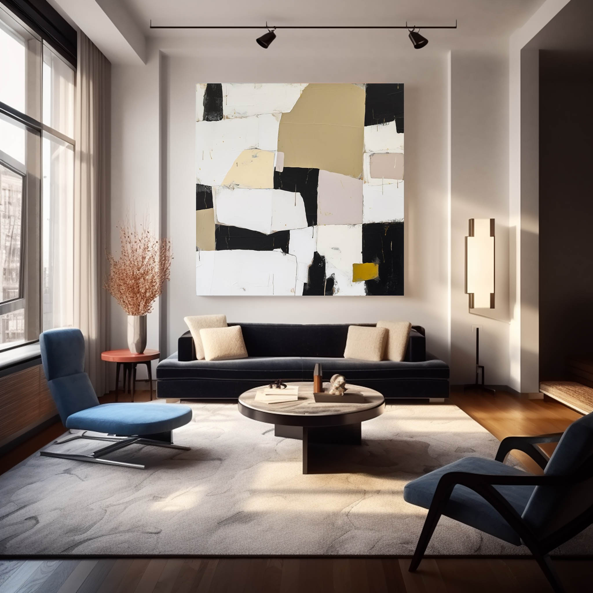 Abstract Canvas Art #AB329