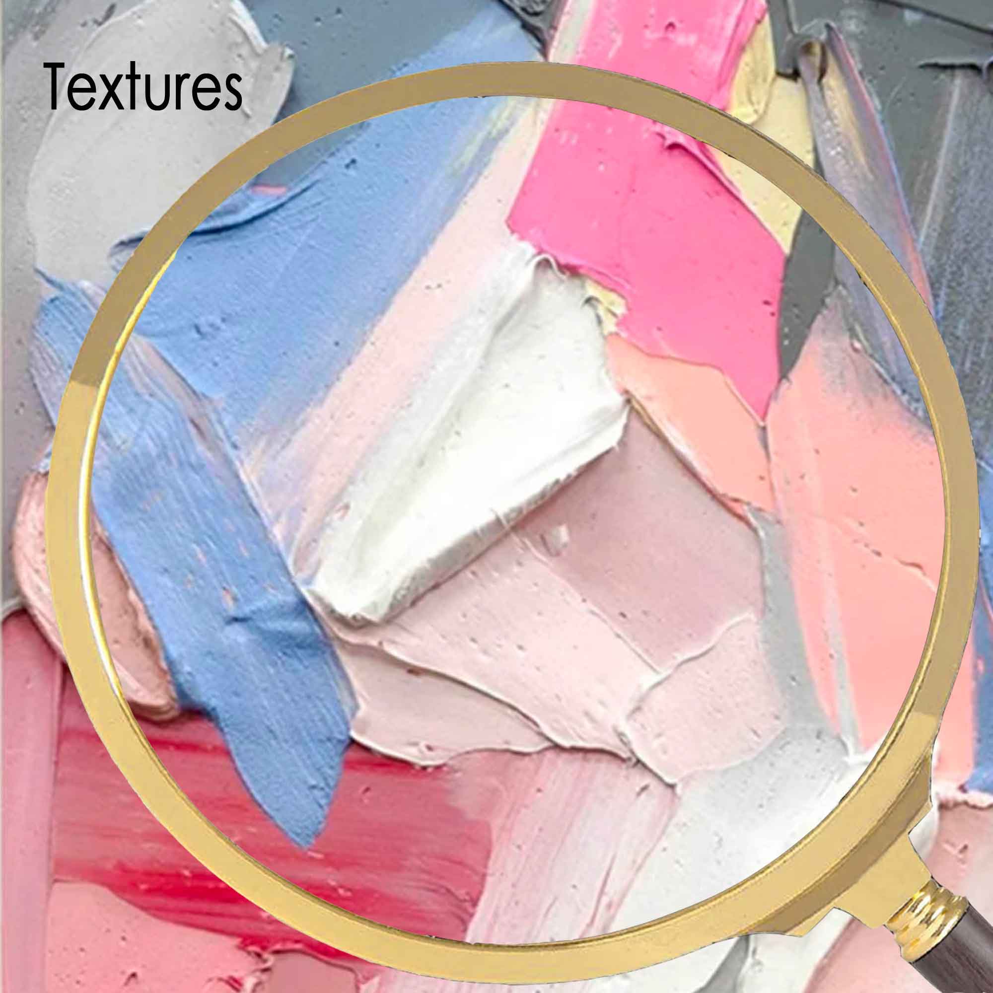 Textured Abstract Palette Knife Canvas Art