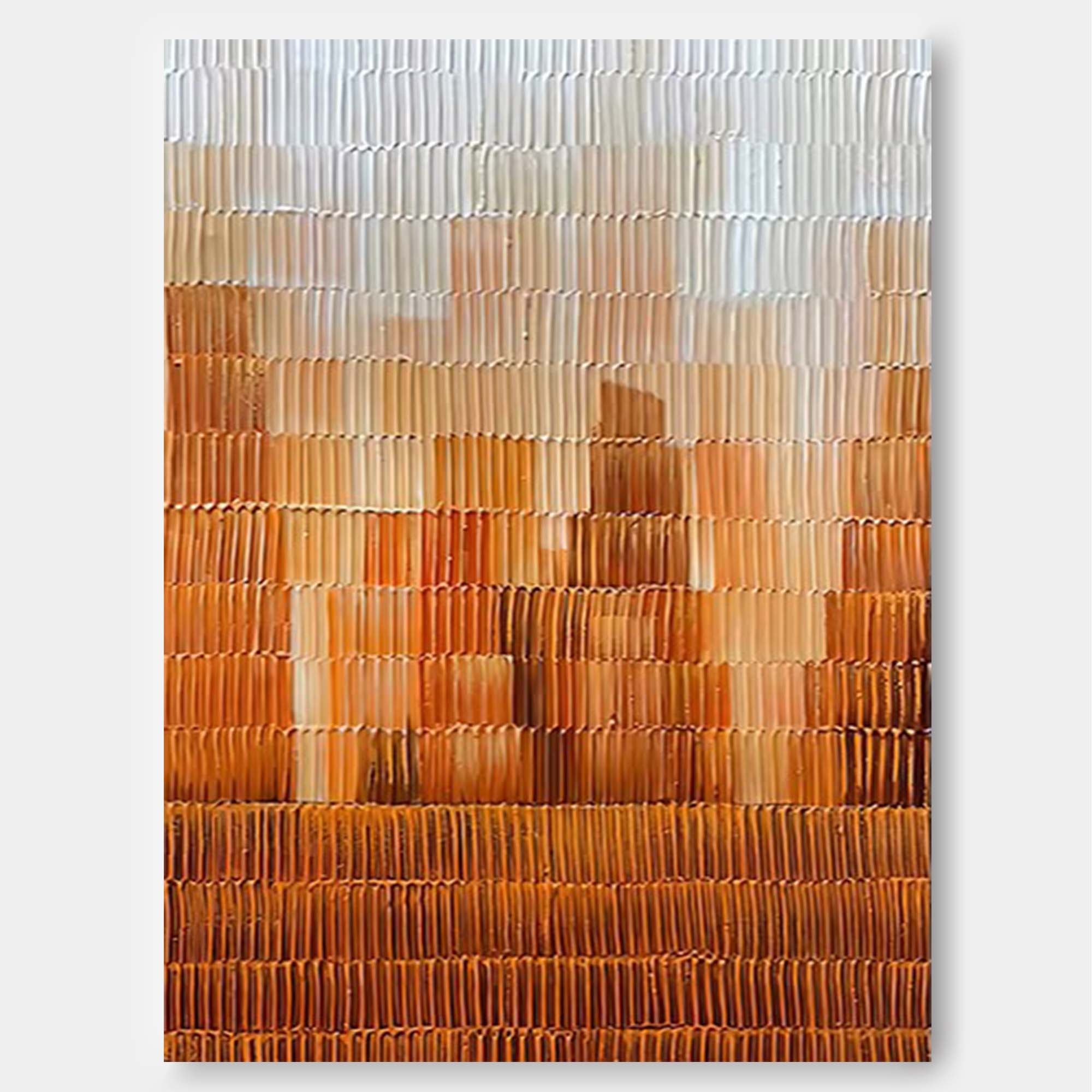 Textured Amber Horizon