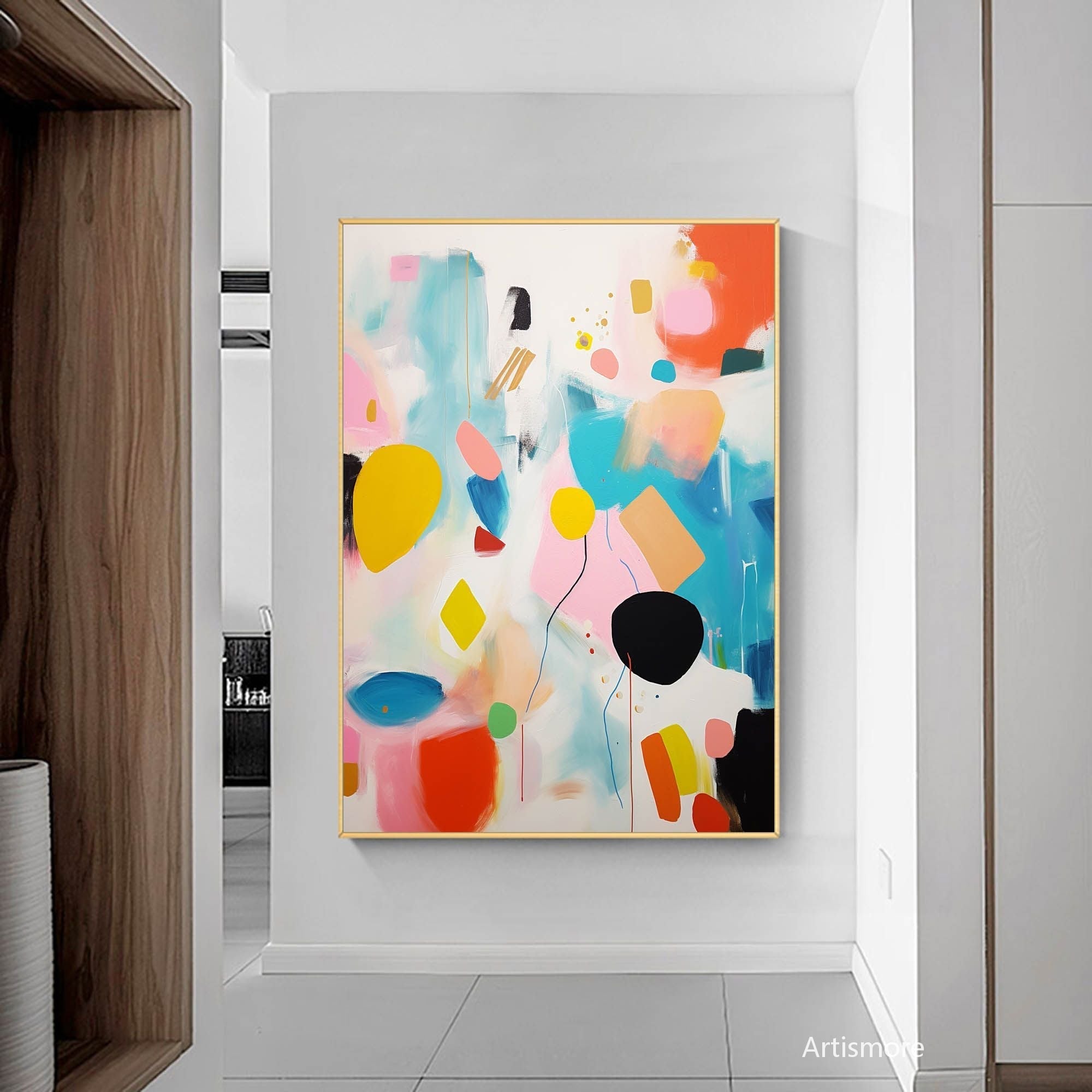 Playful Geometric Abstract Art