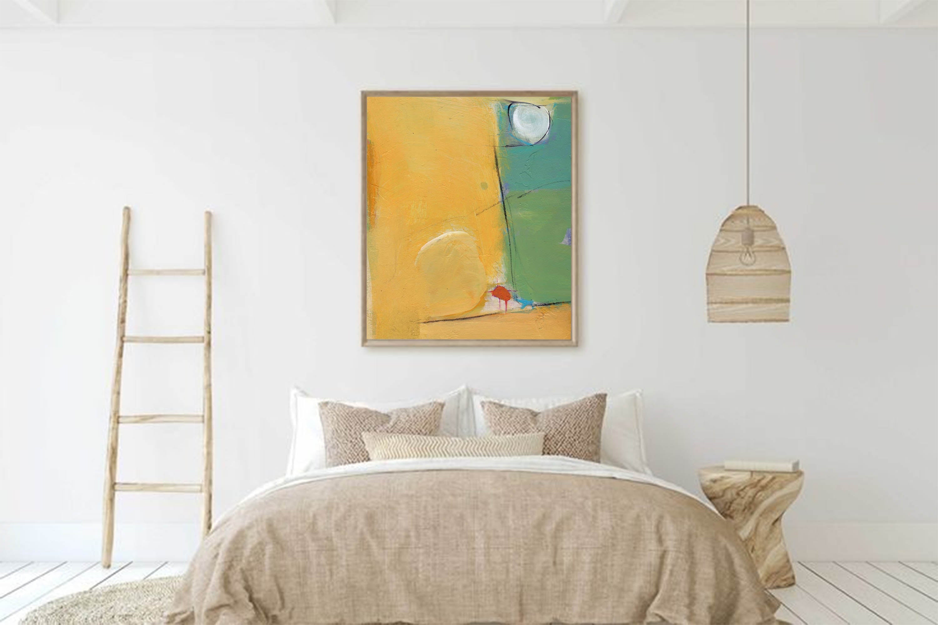 Minimalist Abstract Pastel Canvas Art