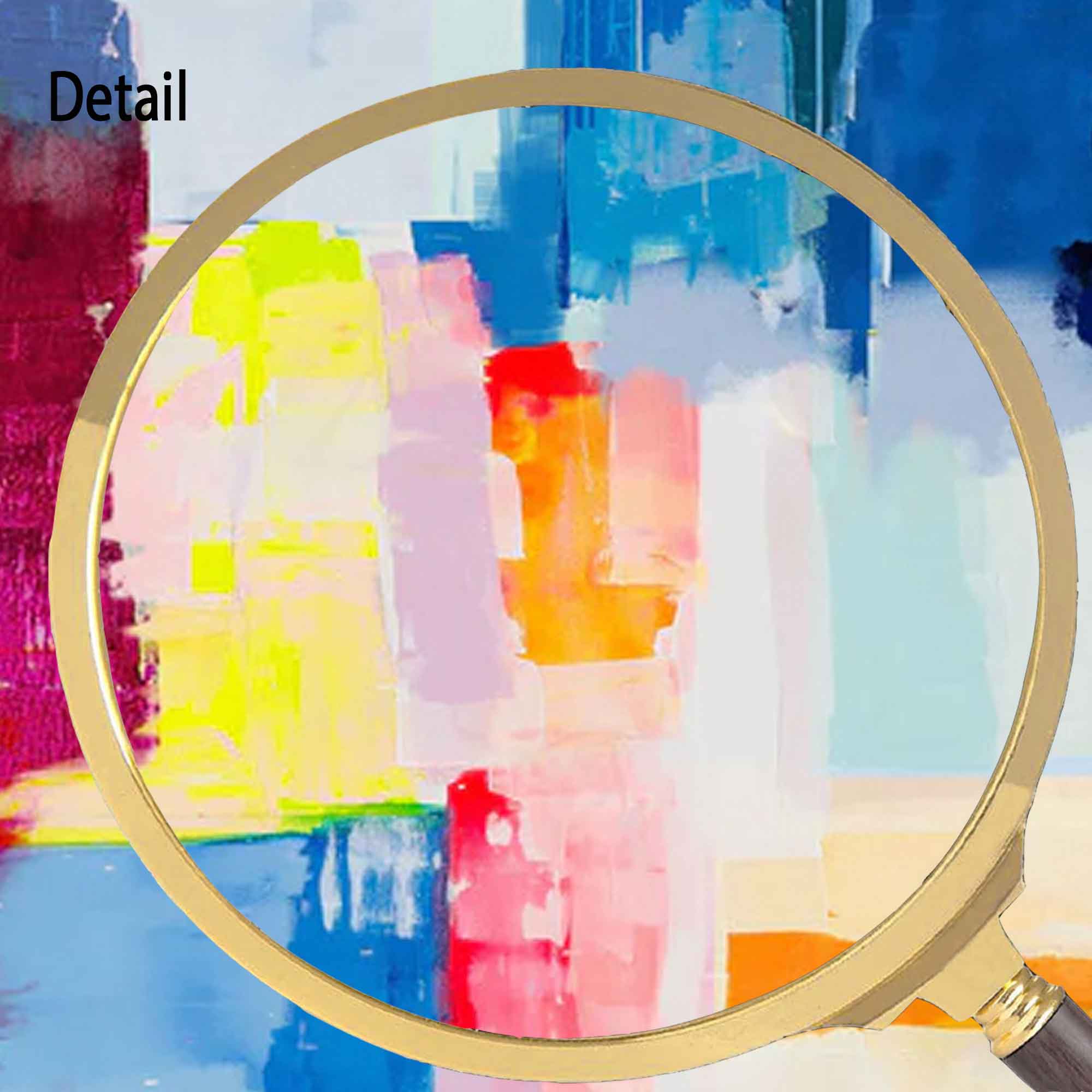 Colorful Abstract Expressionist Canvas Art