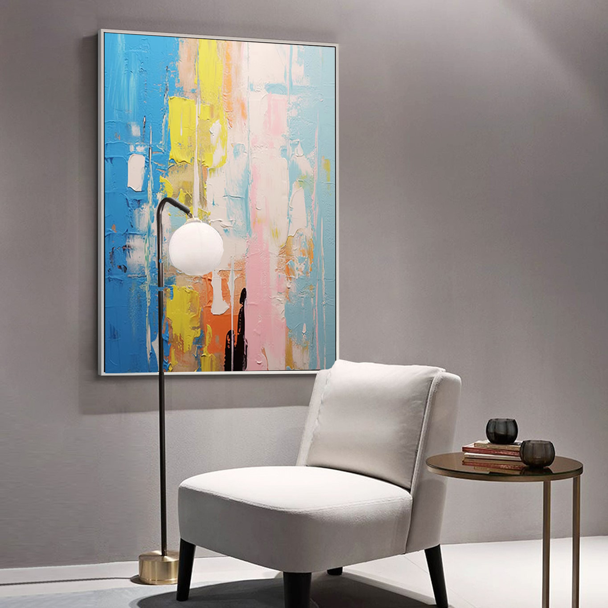 Bold Harmony: Abstract Color Layers