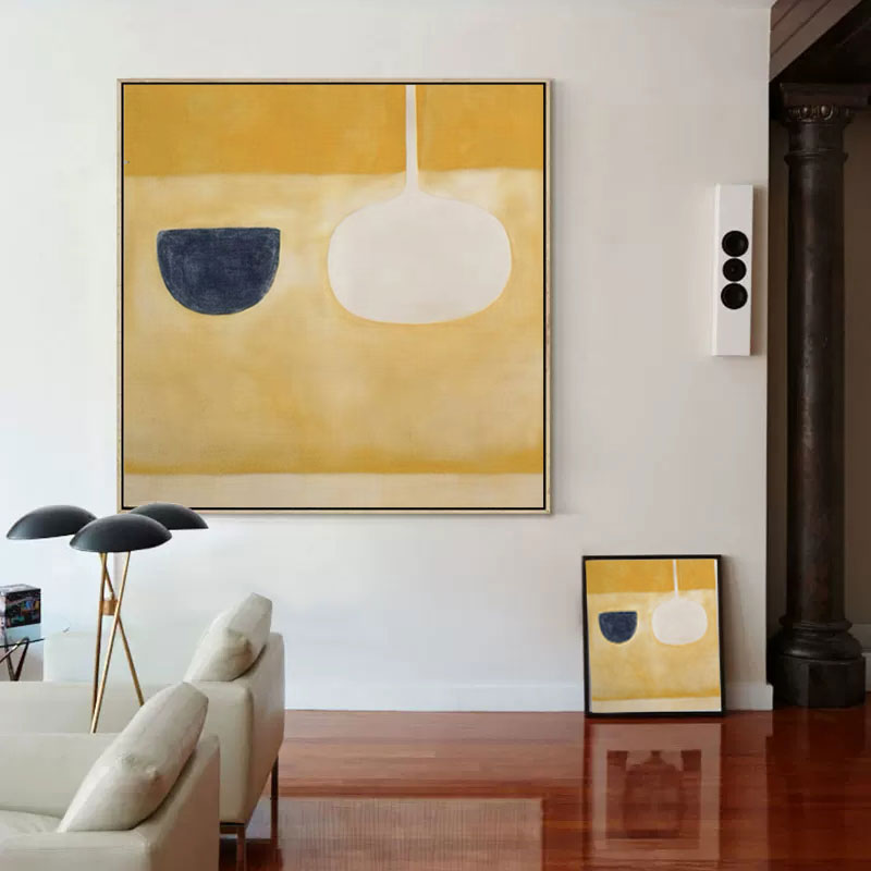 Minimalist Abstract Still Life Oil Painting