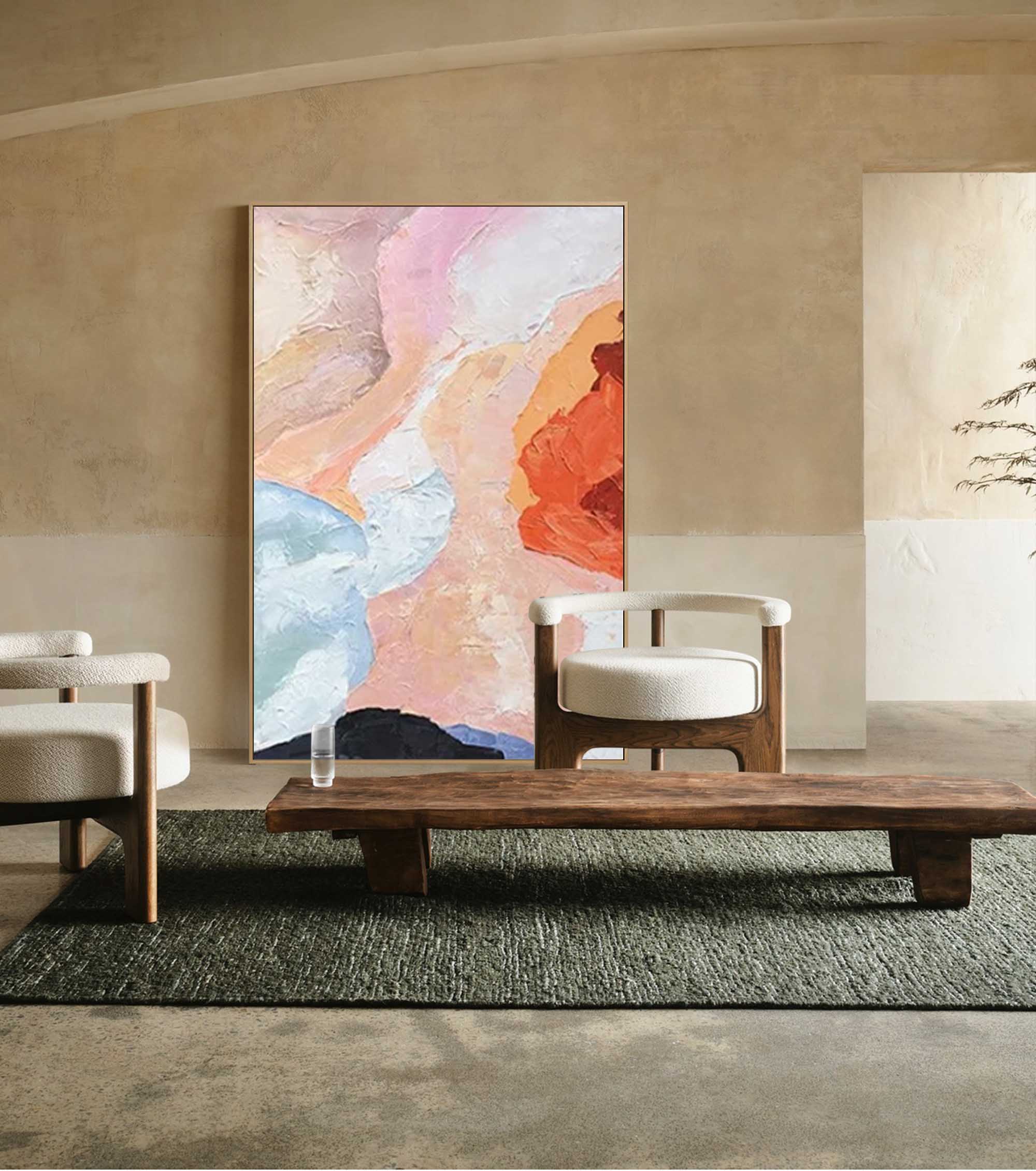 Fluid Expression: Pastel Abstract Waves