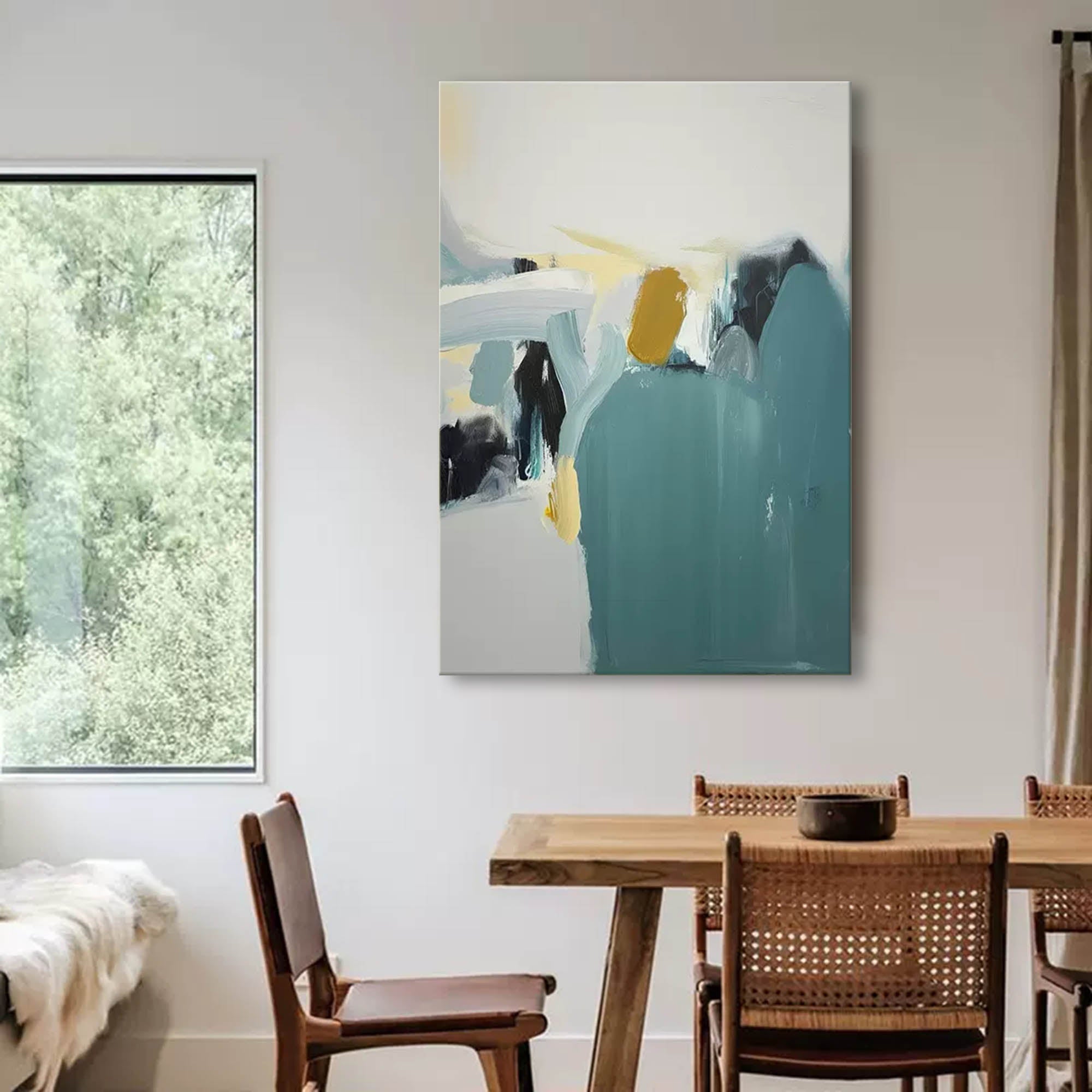 Abstract Minimalist Serenity â€?Contemporary Oil Painting on Canvas