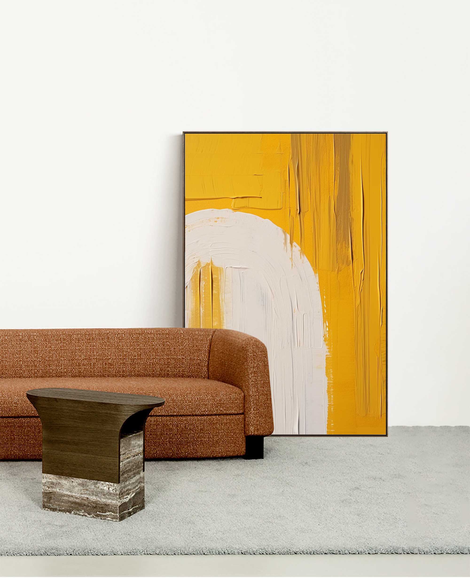 Golden Harmony Abstract Texture