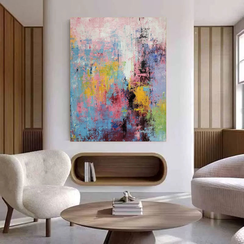 Soft Pastel Abstract Wall Art