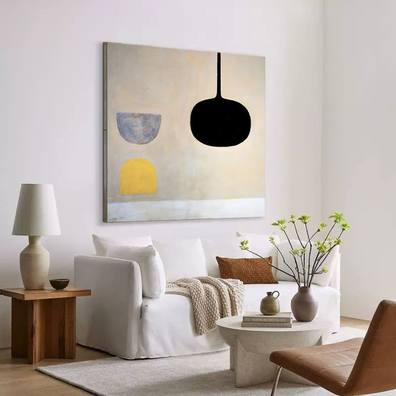 Modern Minimalist Abstract Oil Painting