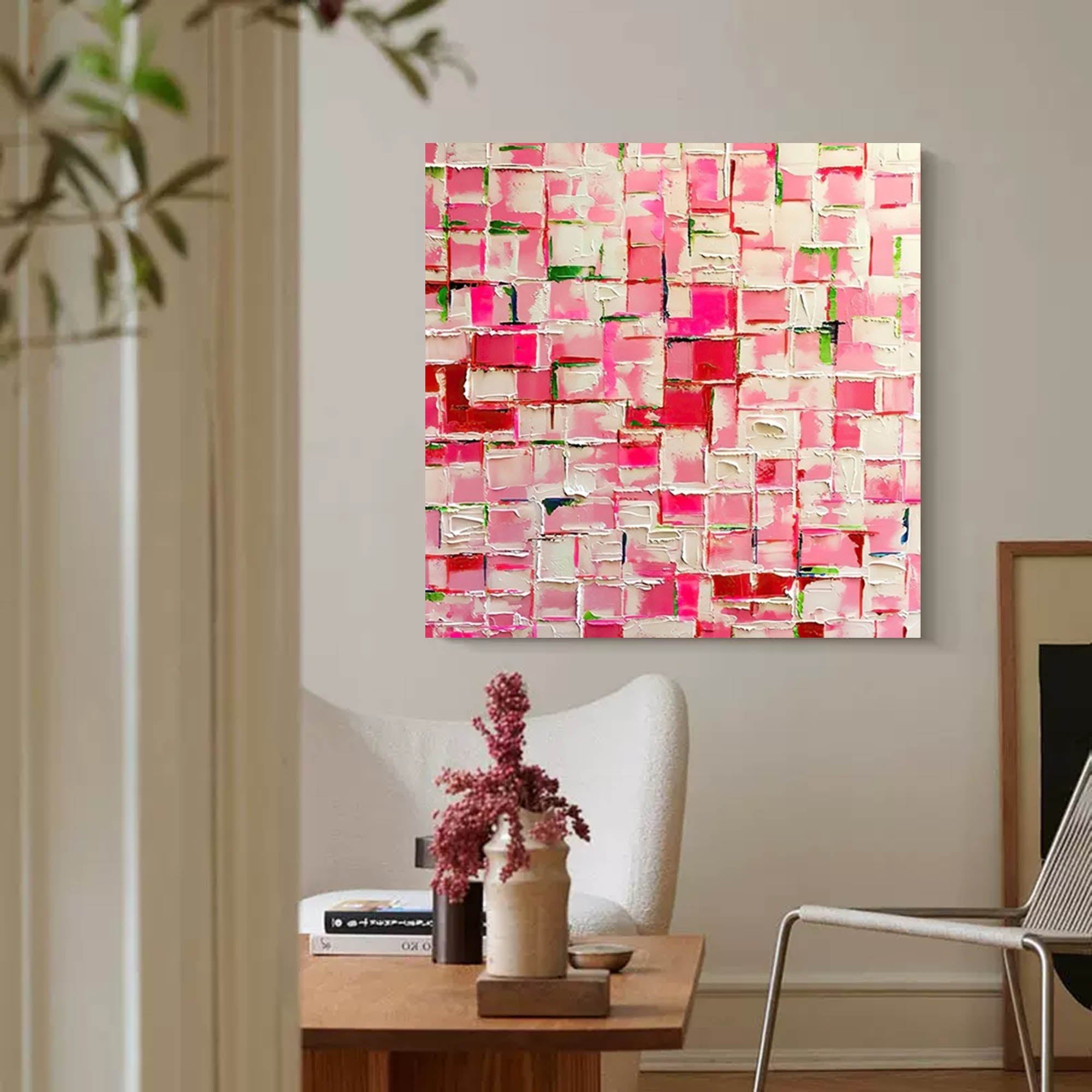 Spring Mosaic in Pink