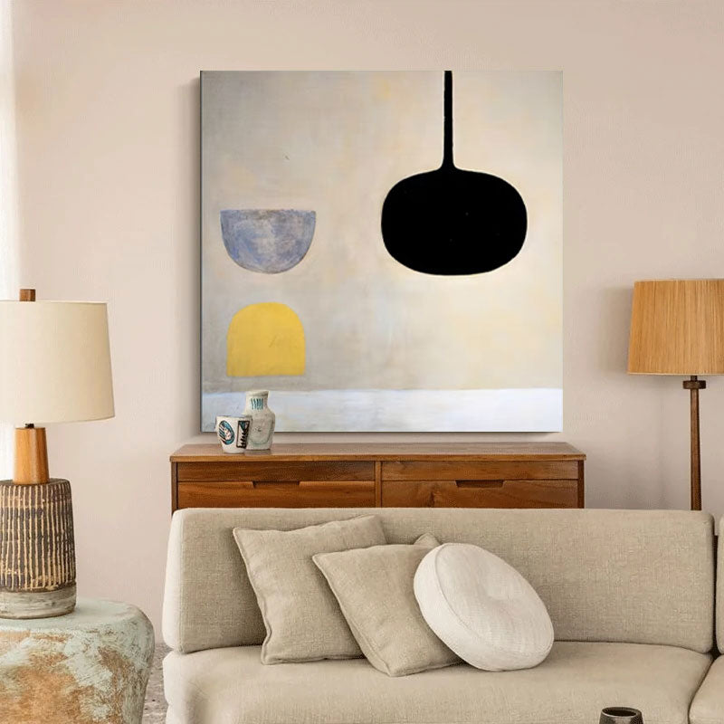 Modern Minimalist Abstract Oil Painting