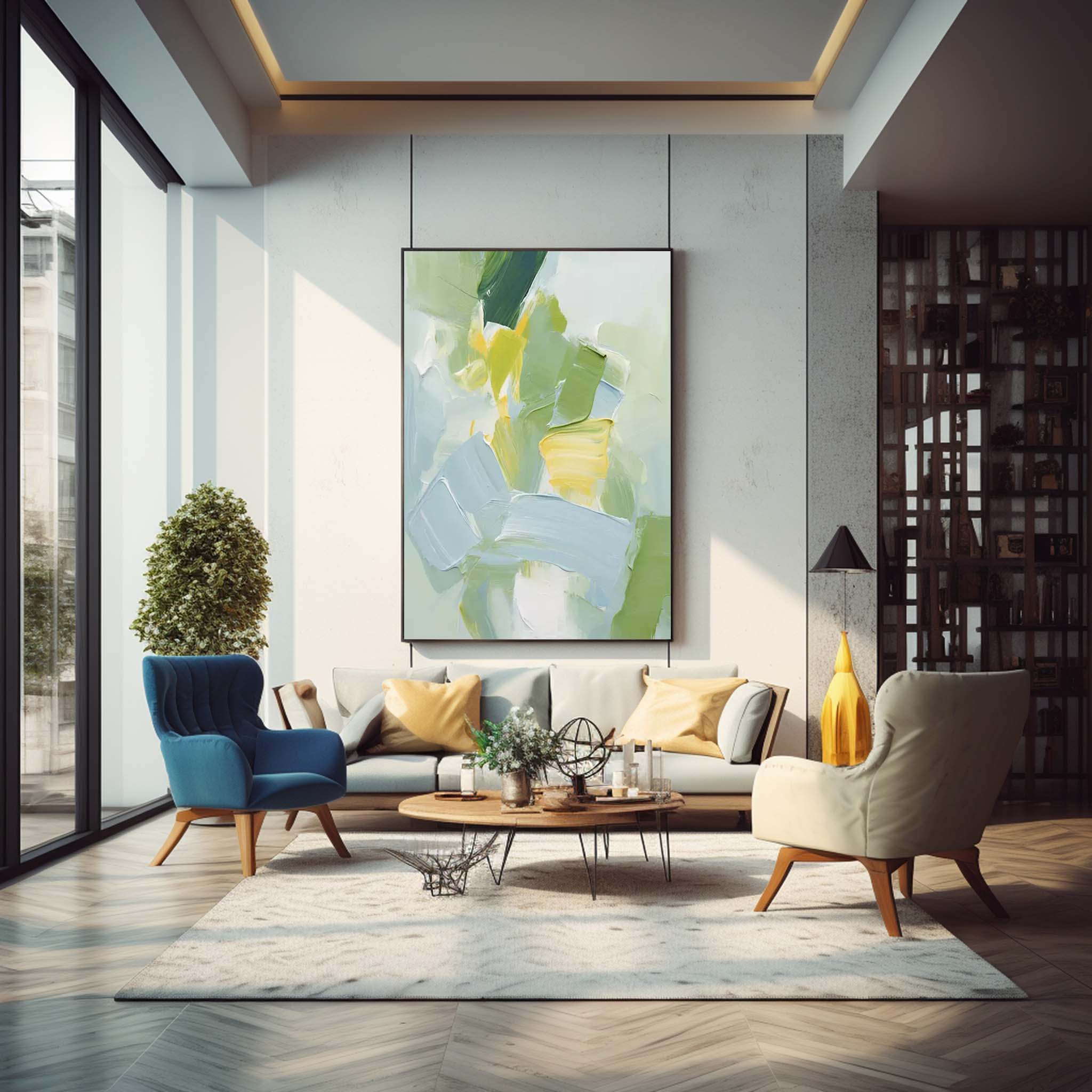 Abstract Canvas Art #AB303