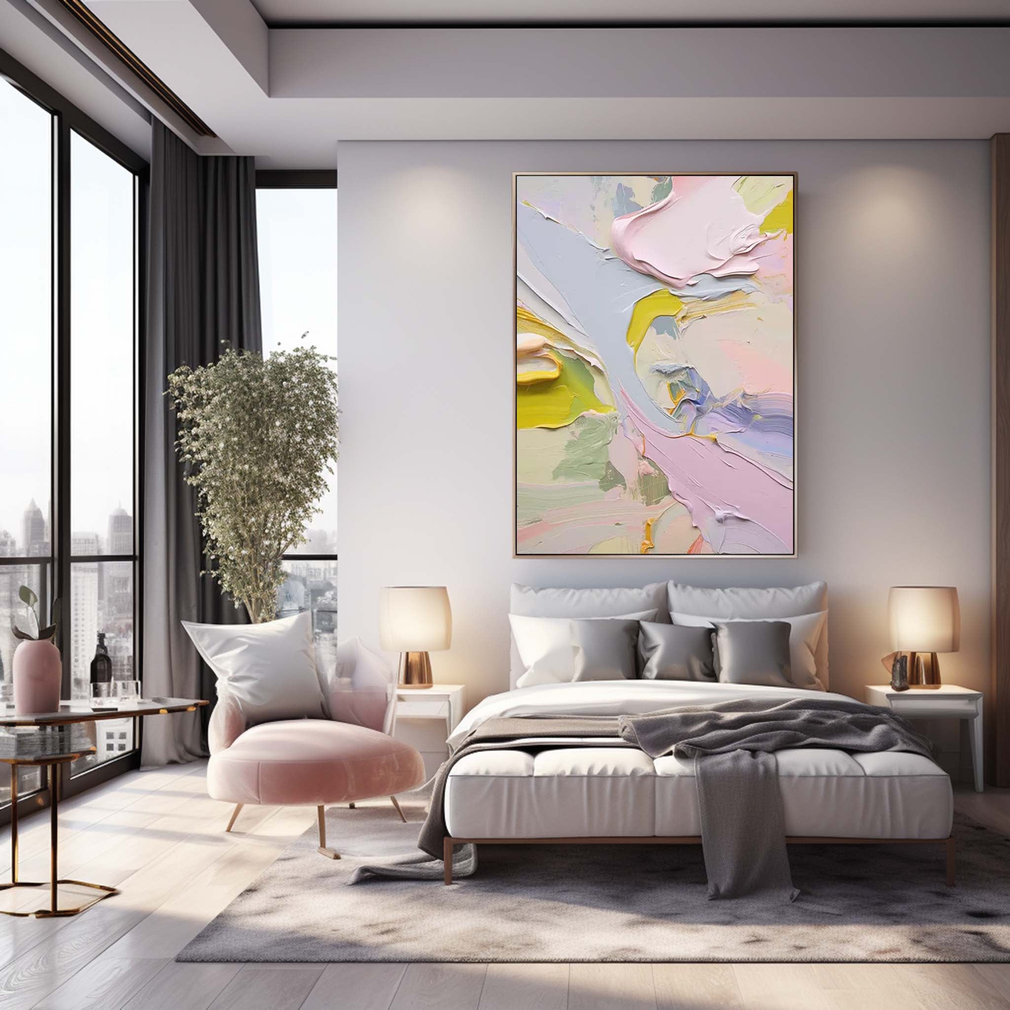 Abstract Canvas Art #AB308