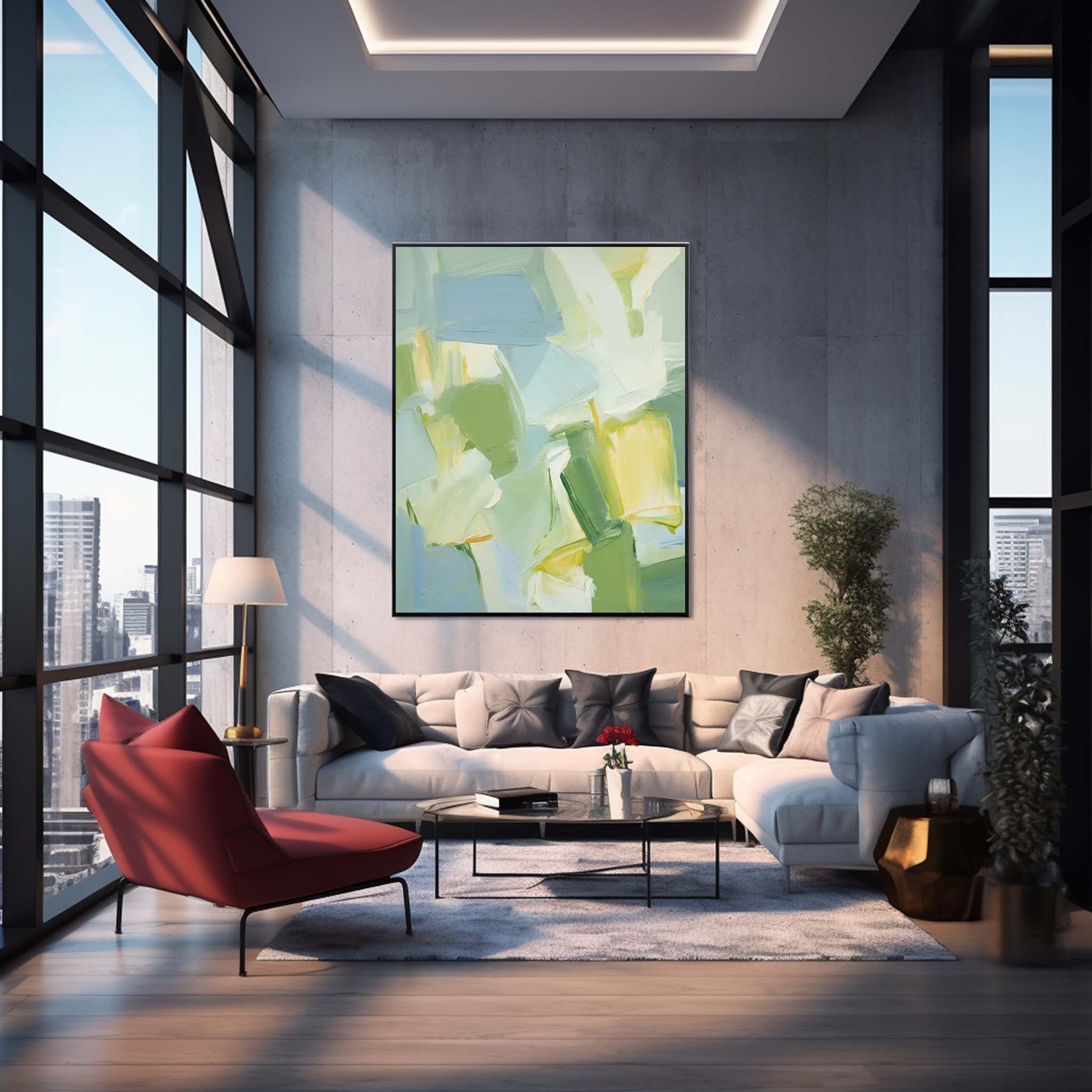 Abstract Canvas Art #AB306