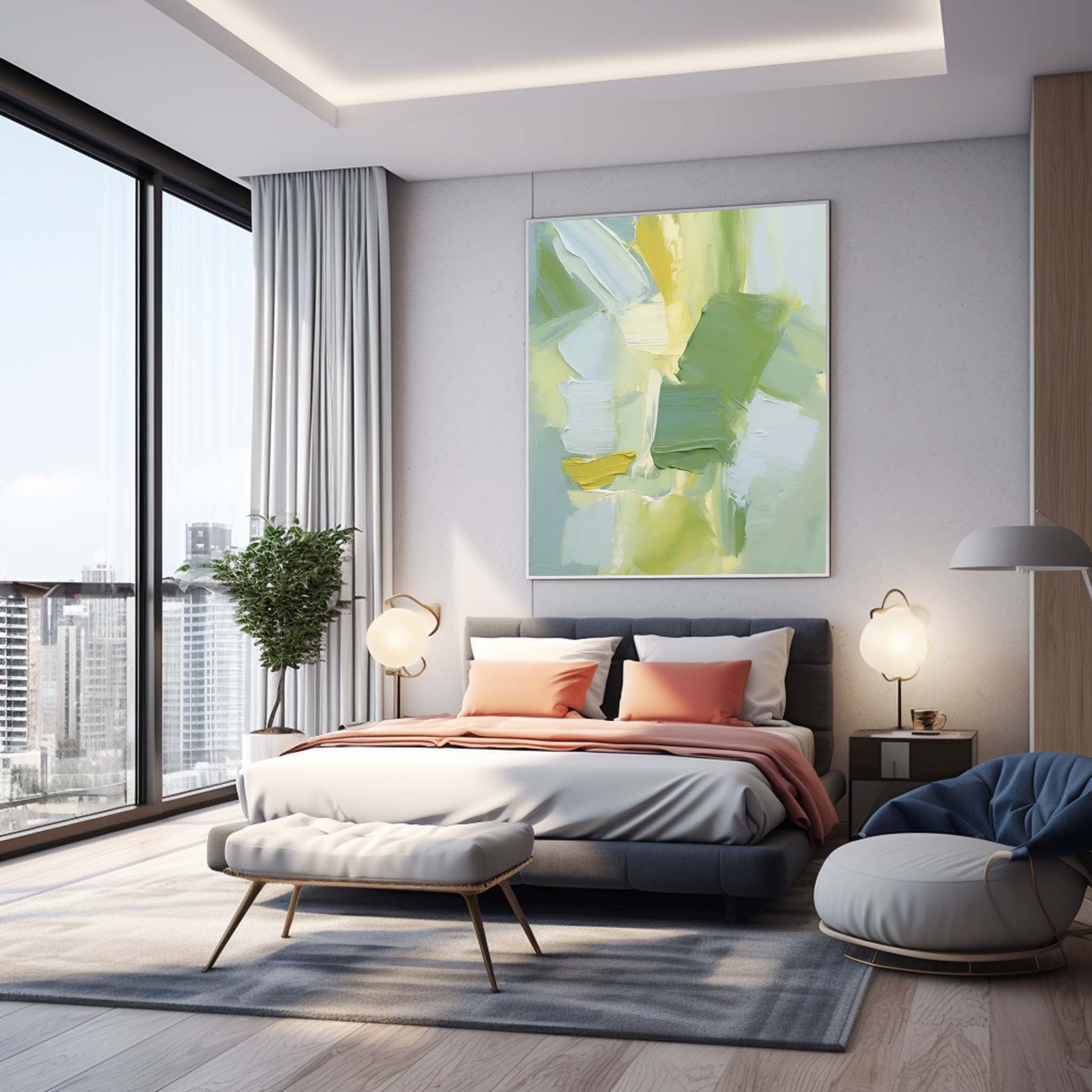 Abstract Canvas Art #AB305