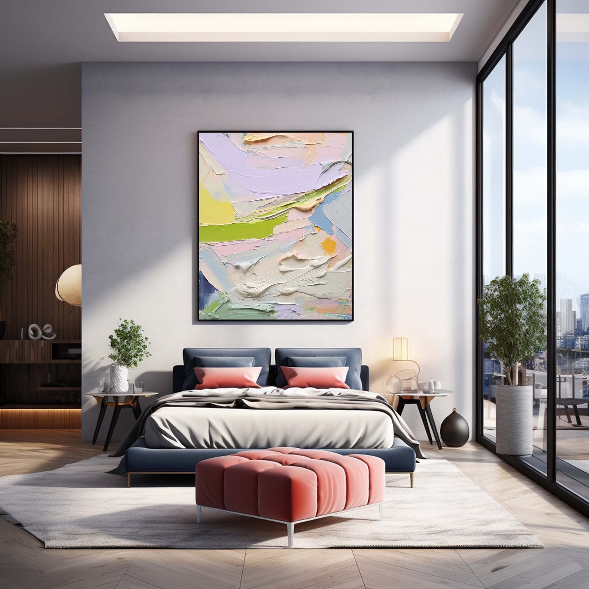 Abstract Canvas Art #AB307