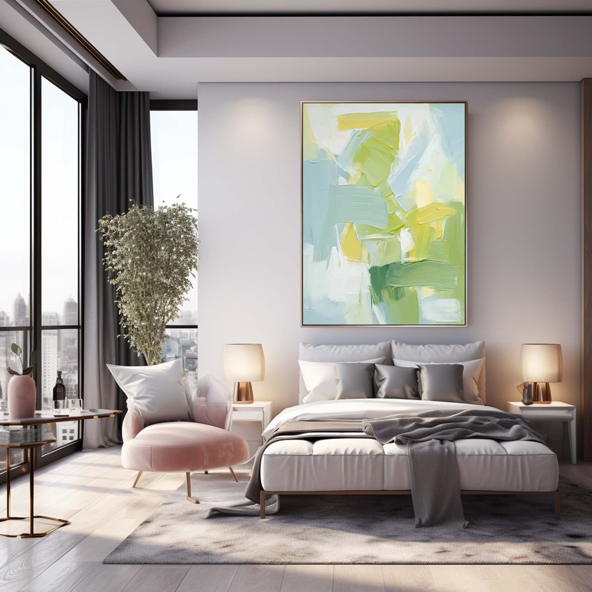 Abstract Canvas Art #AB302